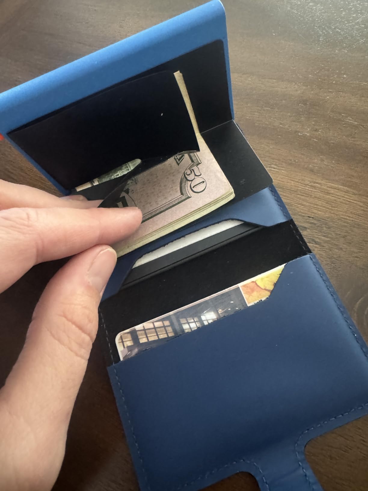 Chipolo CARD – Rechargeable Wallet Tracker Card, Bluetooth Tracker, Item Locator, Passport Finder Compatible with Apple Find My or Find Hub with Call Your Phone & Out of Range Alerts customer photo 1