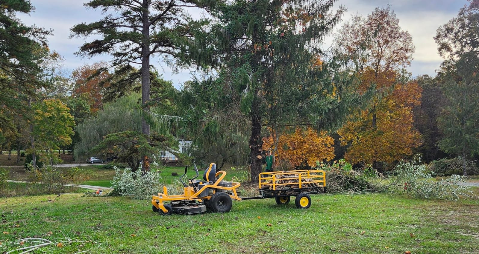Jocisland 1500 LBS ATV UTV Tow Behind Dump Cart customer photo 1