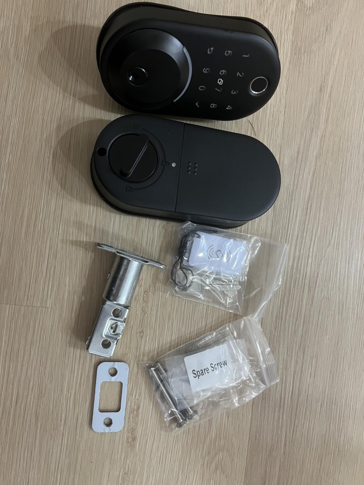 Yamiry Smart Deadbolt Lock with Keypad,Fingerprint Keyless Entry Door Lock customer photo 2