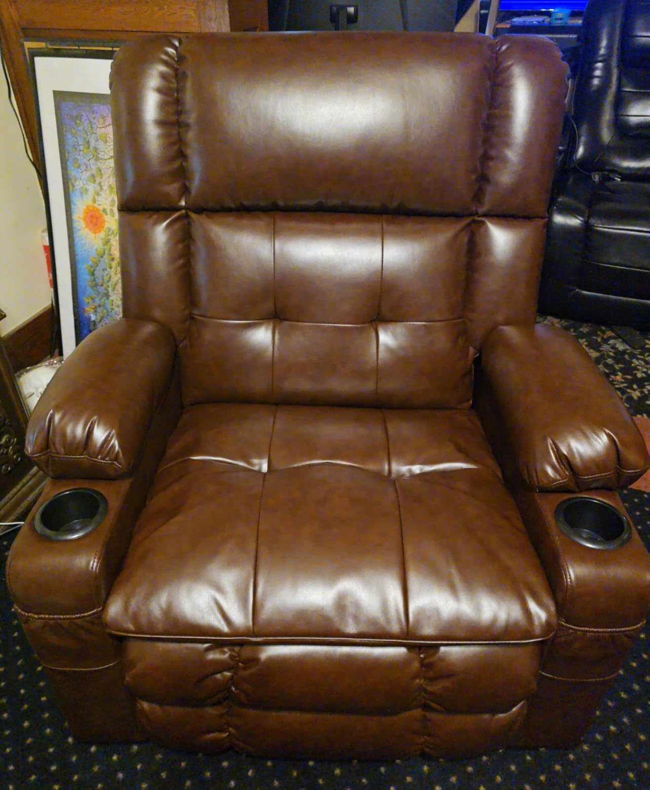 Dual Motor Power Lift Recliner for Elderly with Massage and Heat, Gray customer photo 1