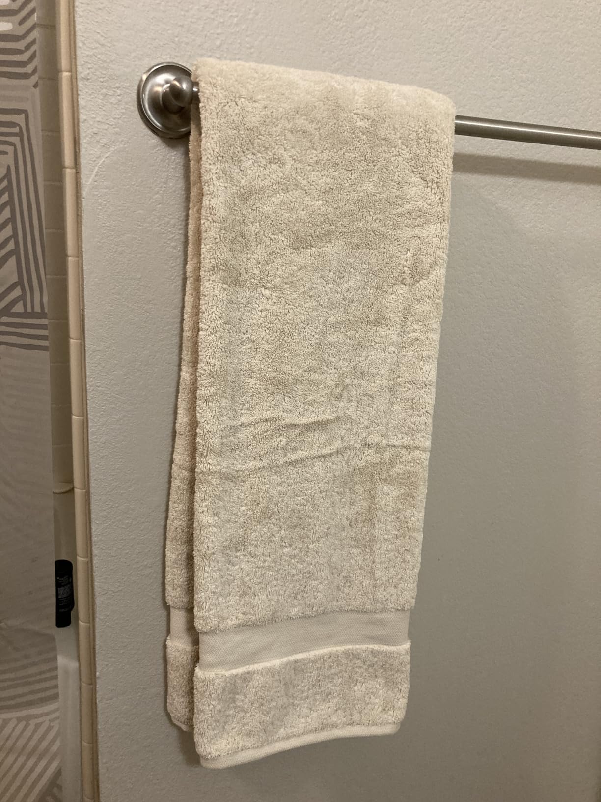 Organic Cotton Bath Towels 4-Pack, 700 GSM, 30x58 in, Light Gray customer photo 1