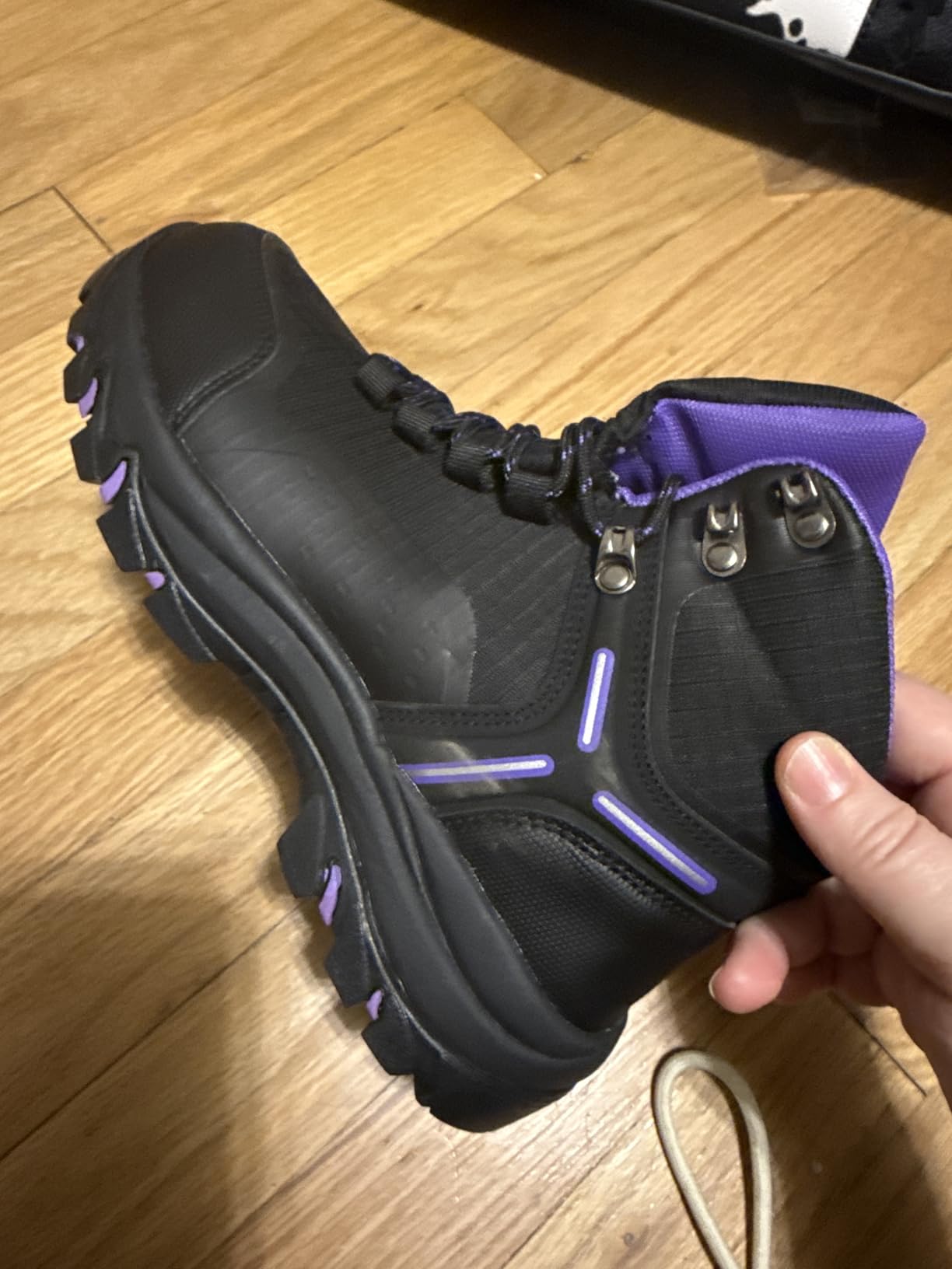 Women's Waterproof Wide Toe Box Hiking Boots customer photo 1