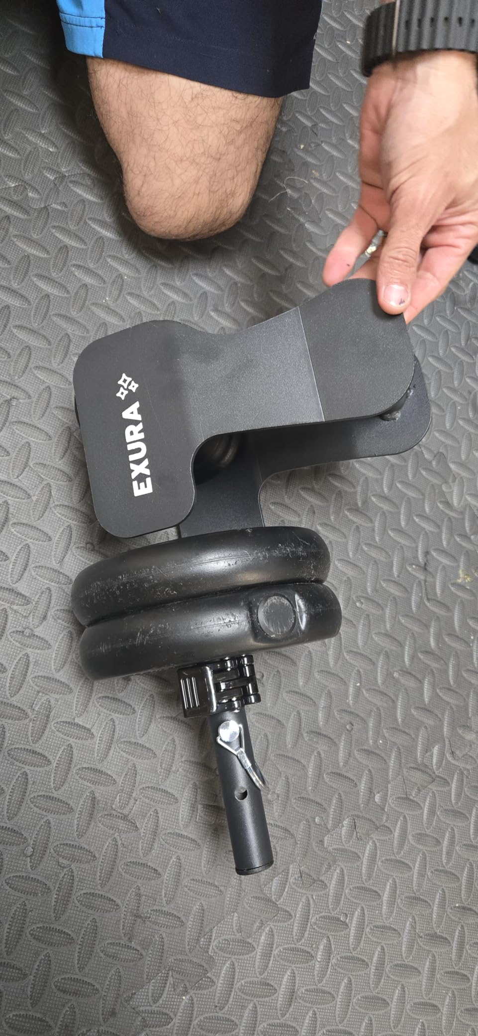 EXURA Tib Bar Tibialis Trainer, Adjustable to Any Foot Size, 1