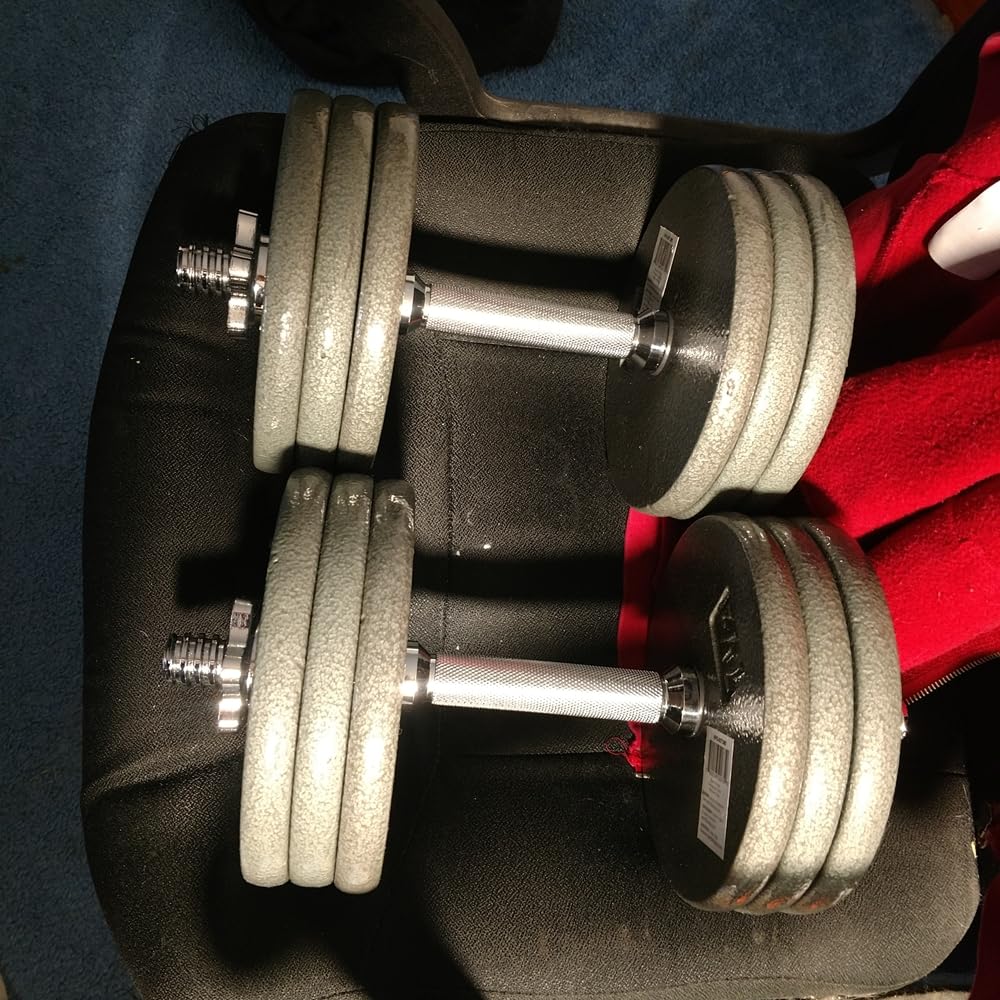 CAP Barbell Standard 1-Inch Cast Iron Weight Plates - Singles & Sets | 1.25-50 lbs | Multiple Options customer photo 1