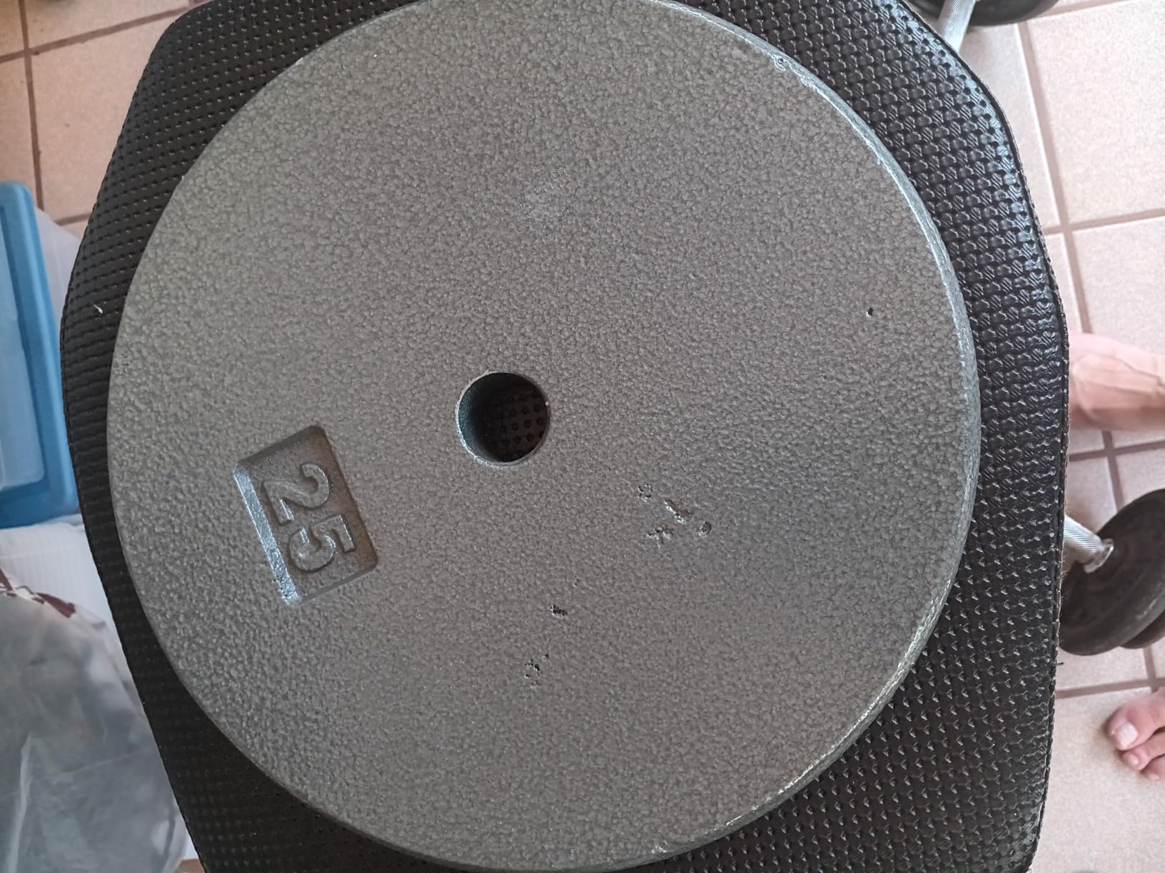 CAP Barbell Standard 1-Inch Cast Iron Weight Plates - Singles & Sets | 1.25-50 lbs | Multiple Options customer photo 2