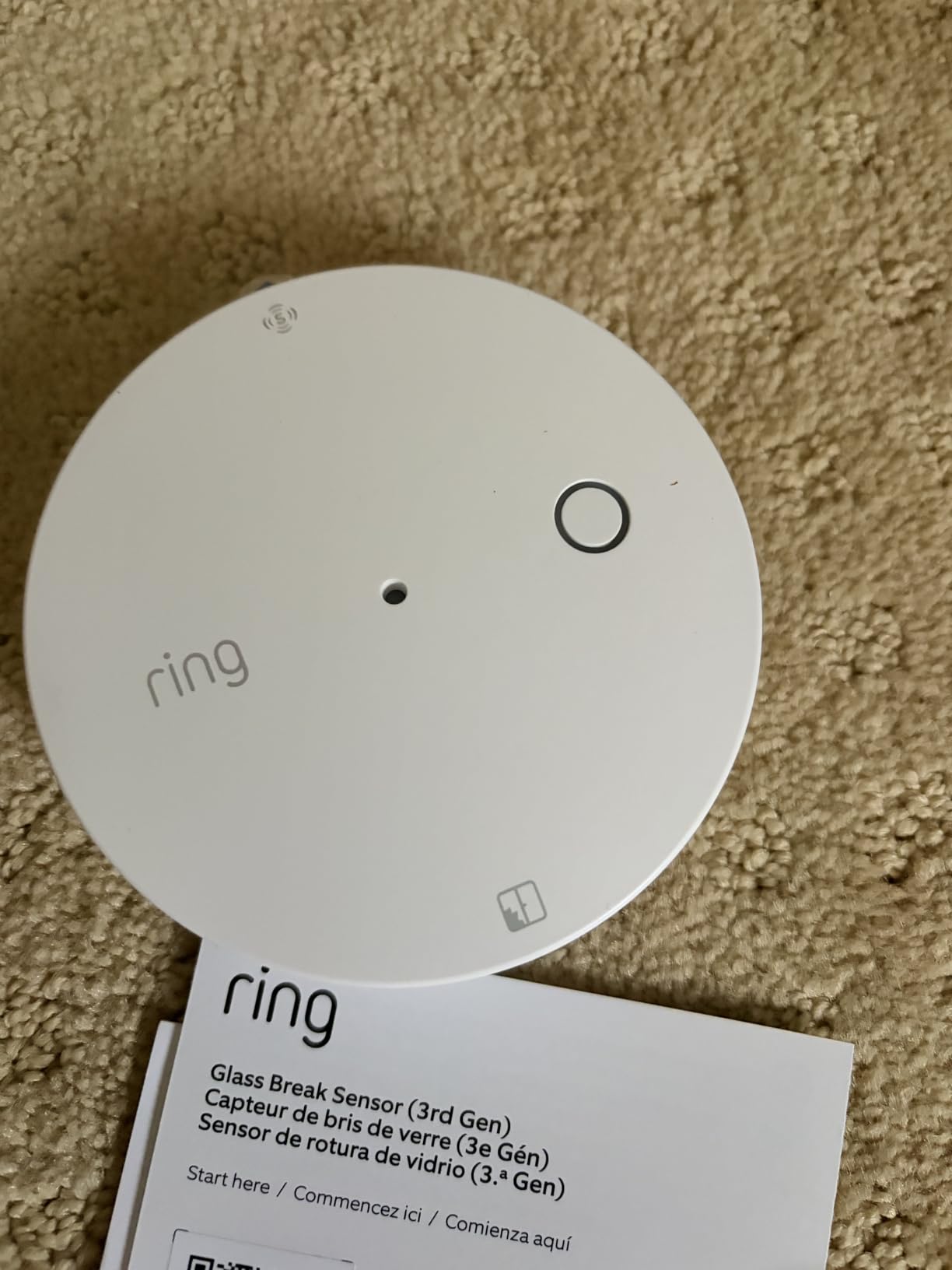 Ring Sensors: Glass Break Sensor (newest model) – Instant notifications, on Amazon Sidewalk, no base station needed, Pro Monitoring (sold separately), 2-pack customer photo 2