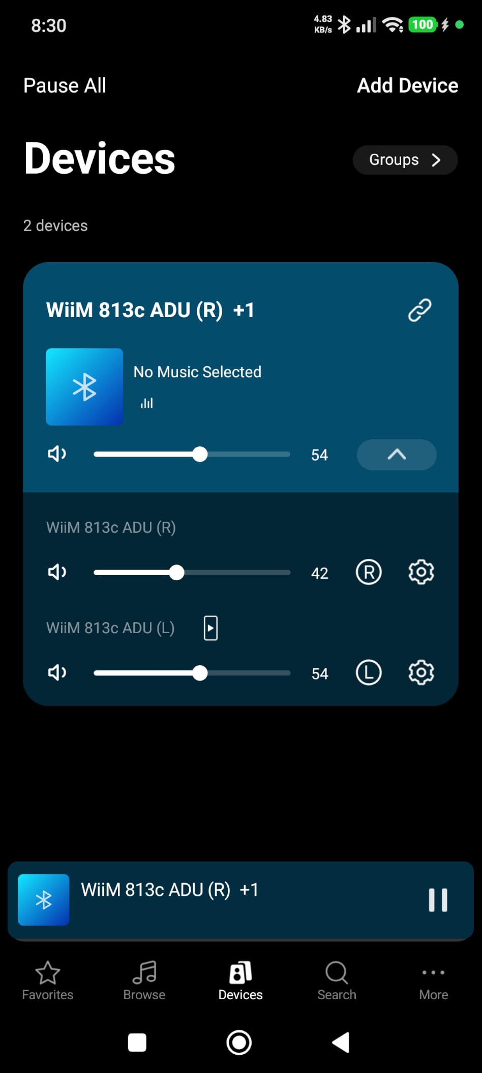 WiiM Sound Smart Speaker with Hi-Res Audio, WiFi and Touchscreen, White customer photo 1