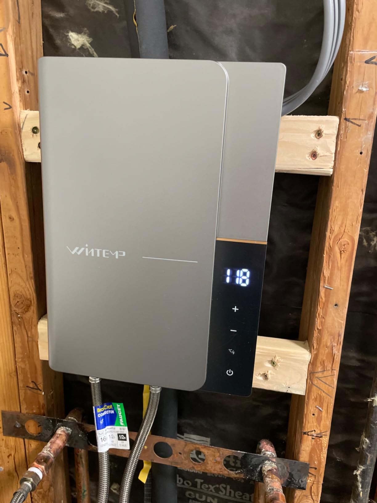 27kW 240V Tankless Water Heater Electric Whole House, Up to 6.3 GPM customer photo 1