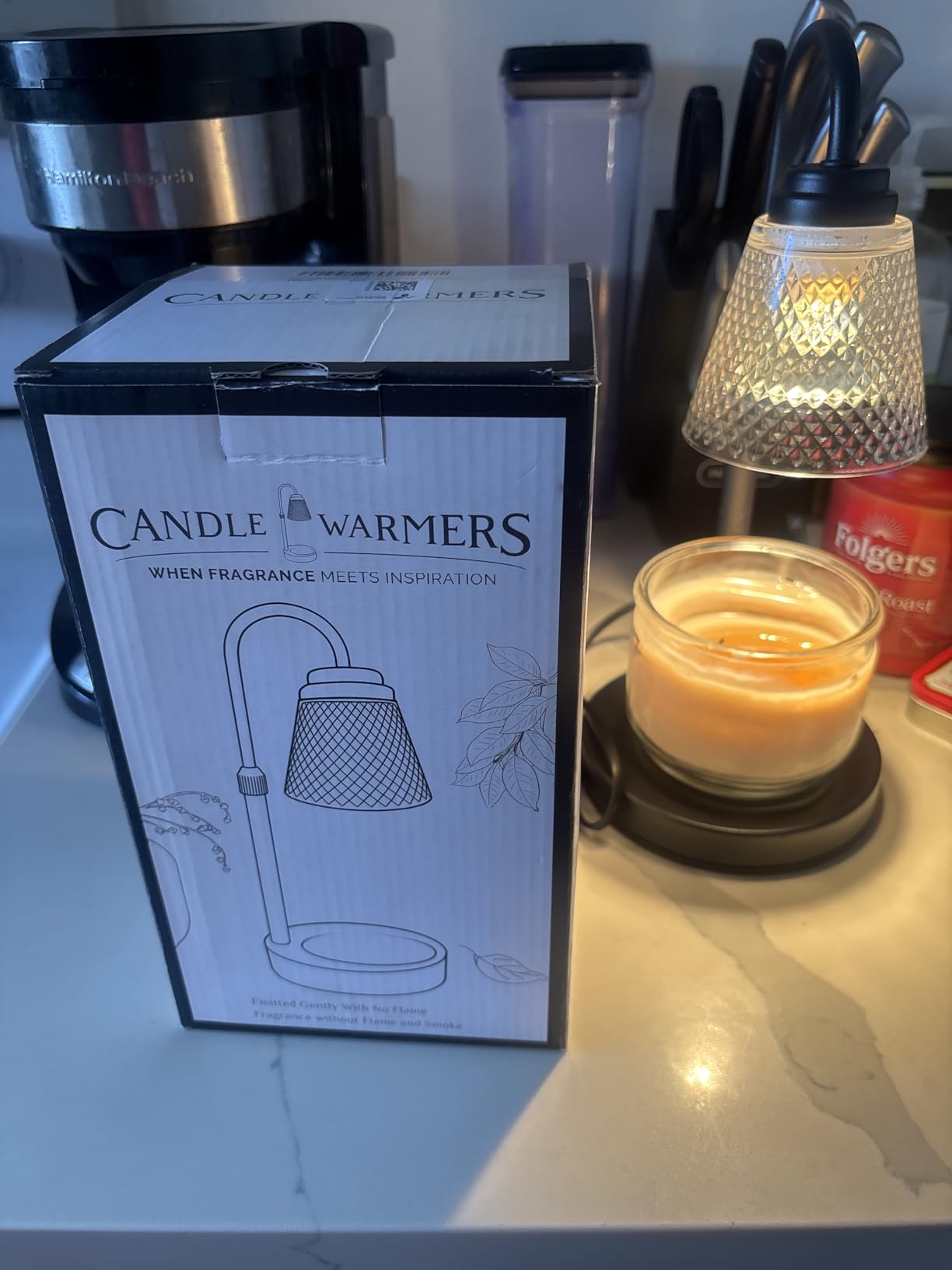 Candle Warmer Lamp with Timer Home Decor Birthday Gifts for Women Mom Her customer photo 1