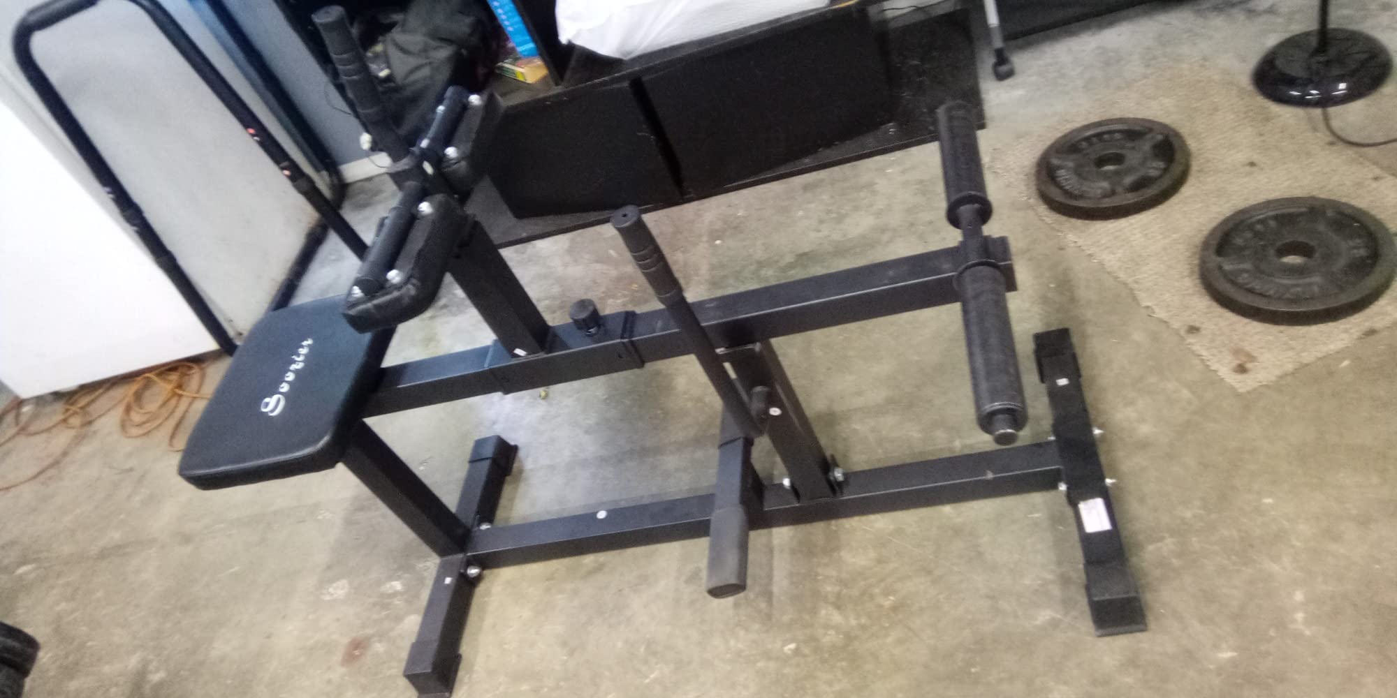 Soozier Seated Calf Raise Machine for Home Gym Waist Arm Training customer photo 2