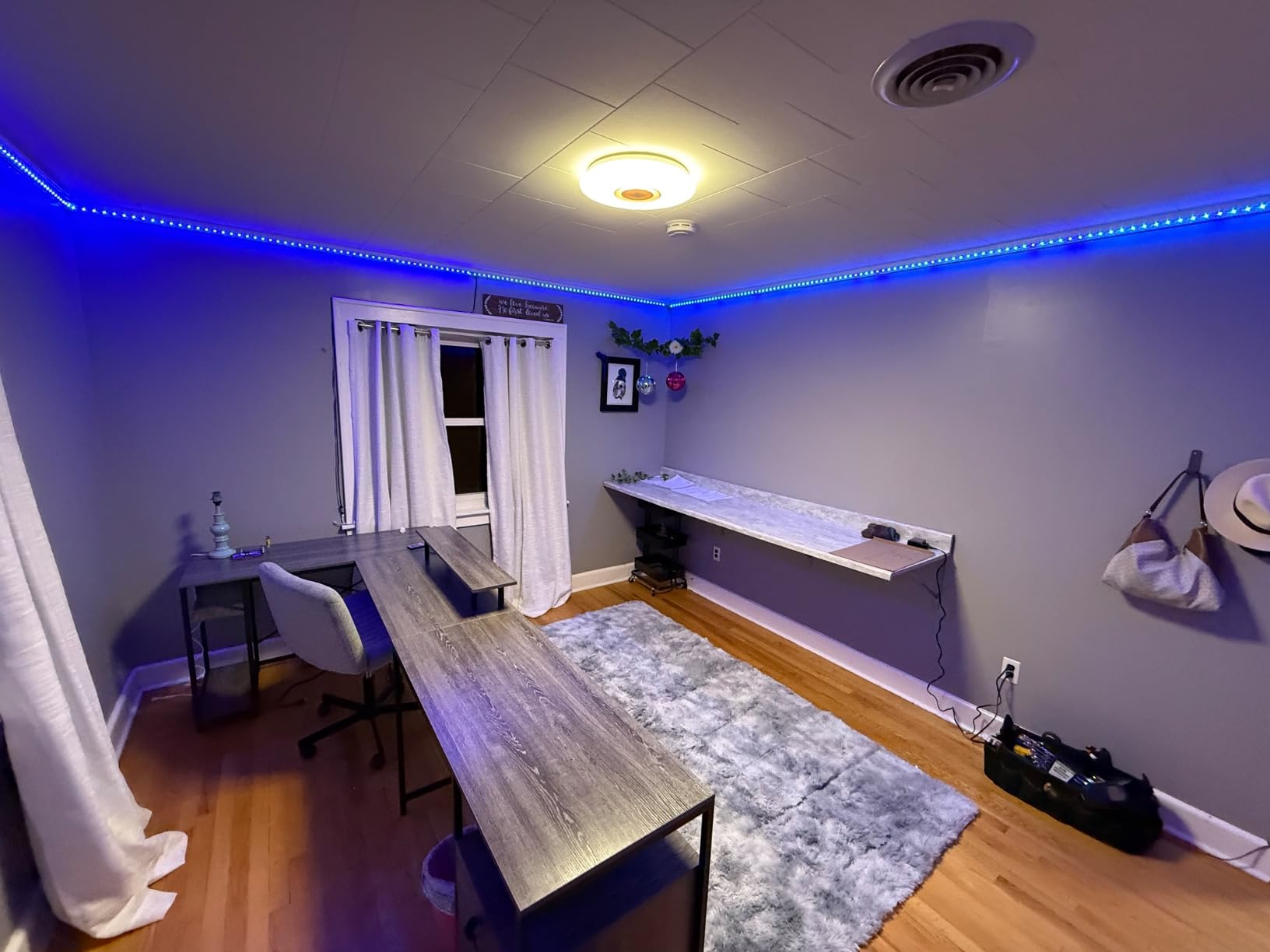 DWVO U Shaped Desk with Drawers customer photo 2