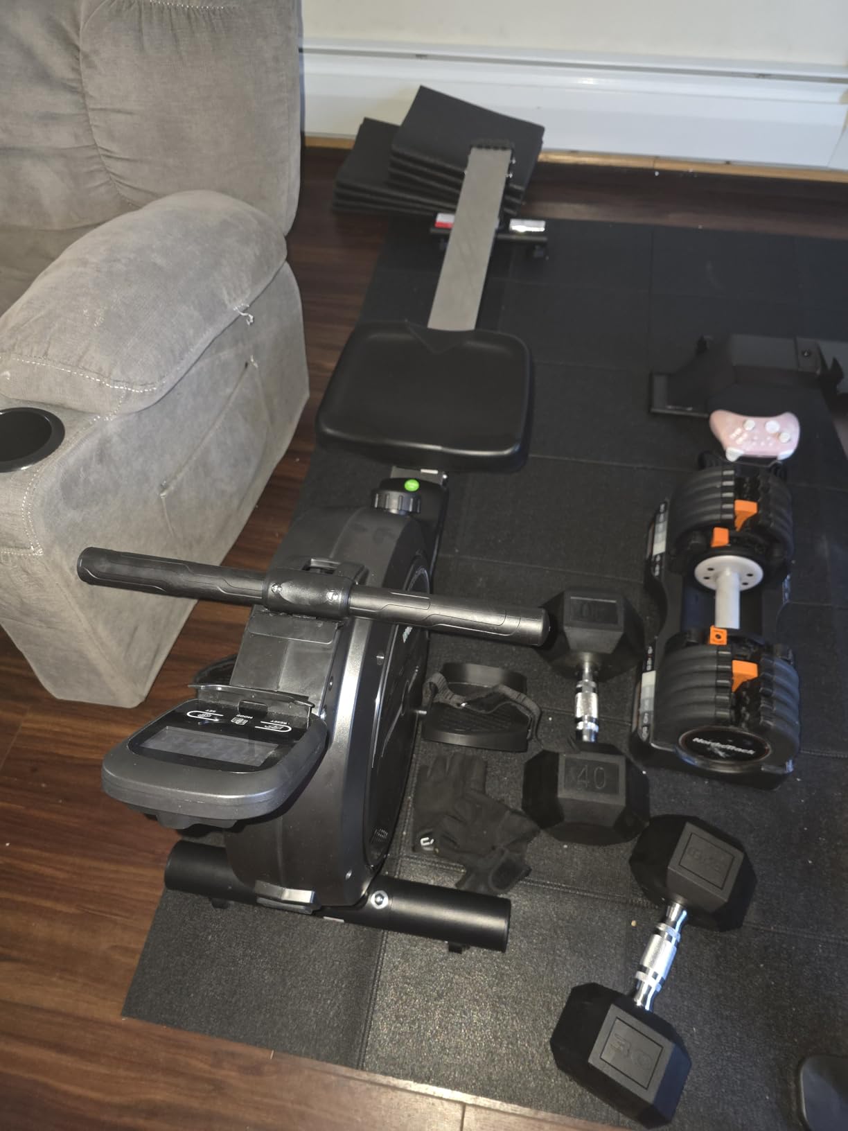 Wenoker Magnetic Rowing Machine for Home,Quiet & Smooth,Full Body Workout customer photo 1