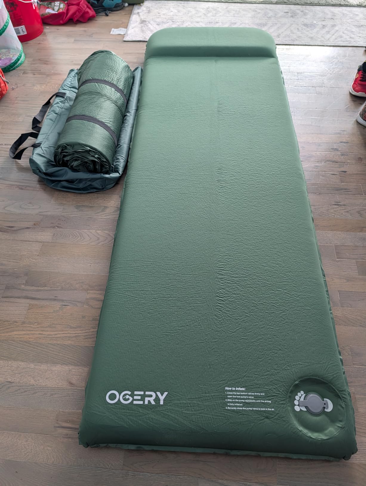 OGERY Self-Inflating Sleeping Pad, 3