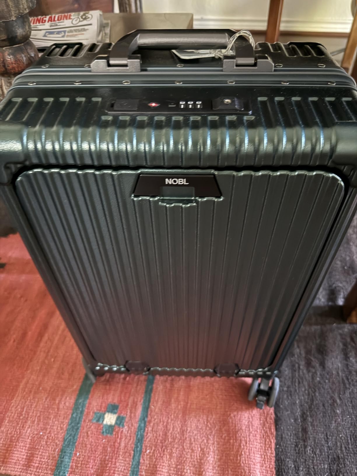Nobl Travel Zipperless Check in Suitcase - Aluminum Frame, Midnight Blue customer photo 1