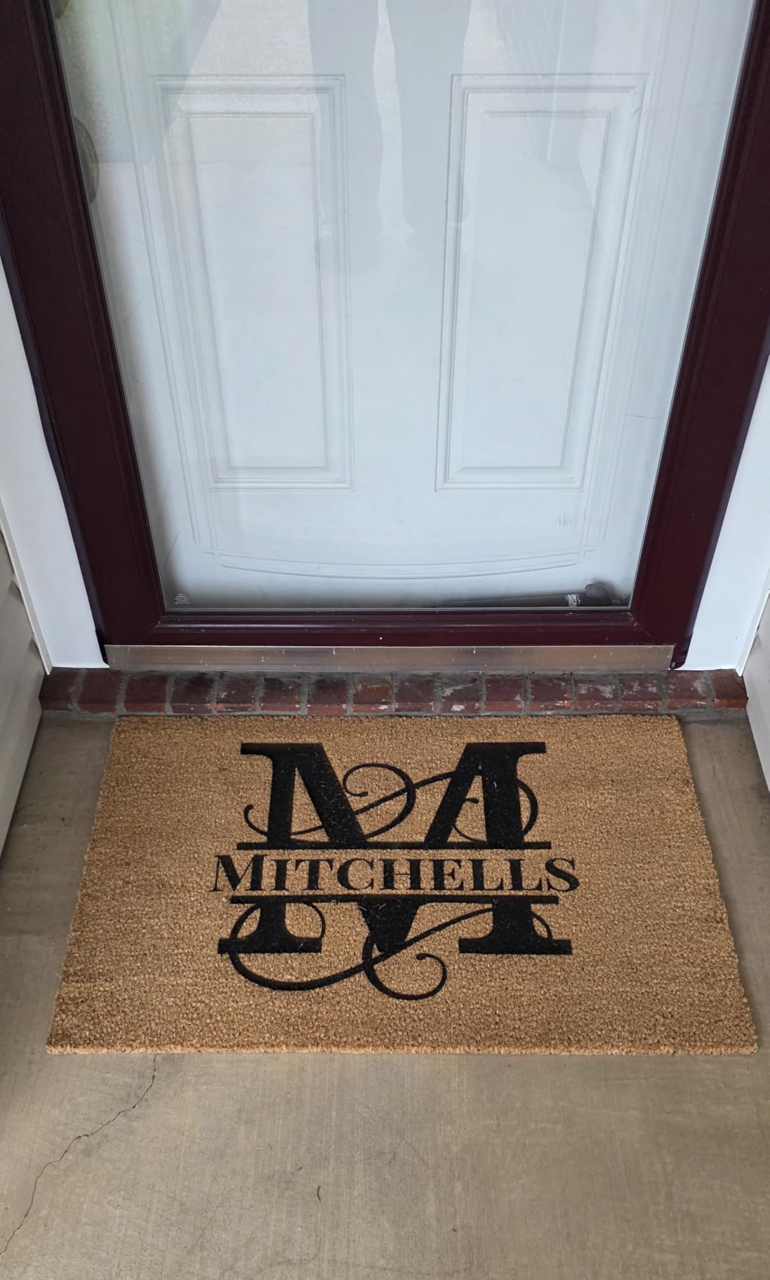 Personalized Welcome Doormat – Custom Name Front Door Mat, 18x30 customer photo 1