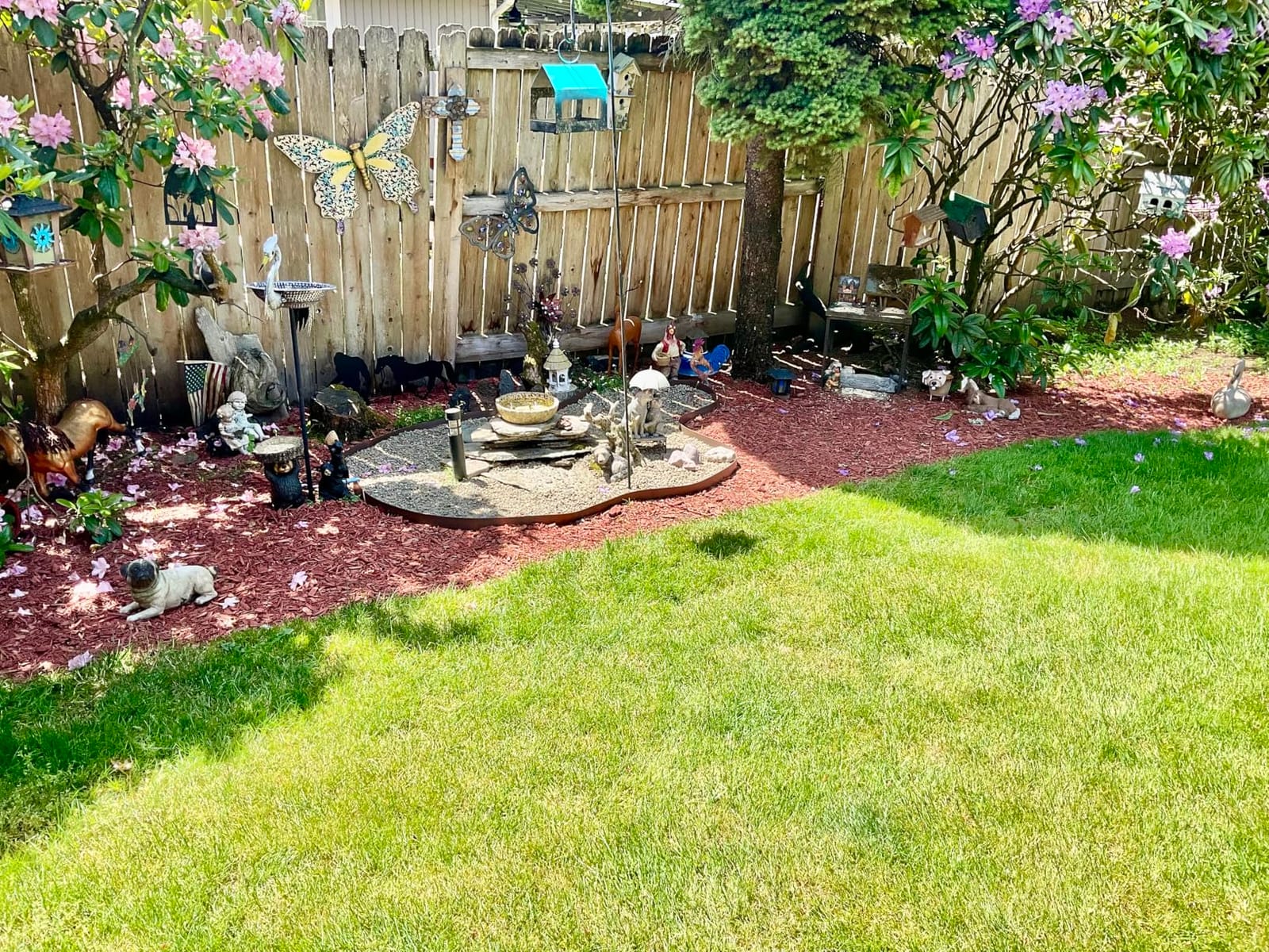 Corrugated Garden Edging Border, 6IN x 40FT Metal Landscape Paver Edging, Sturdy Steel Fence for Garden, Flower Bed Edging, Tree Fence, Yard Edging customer photo 2