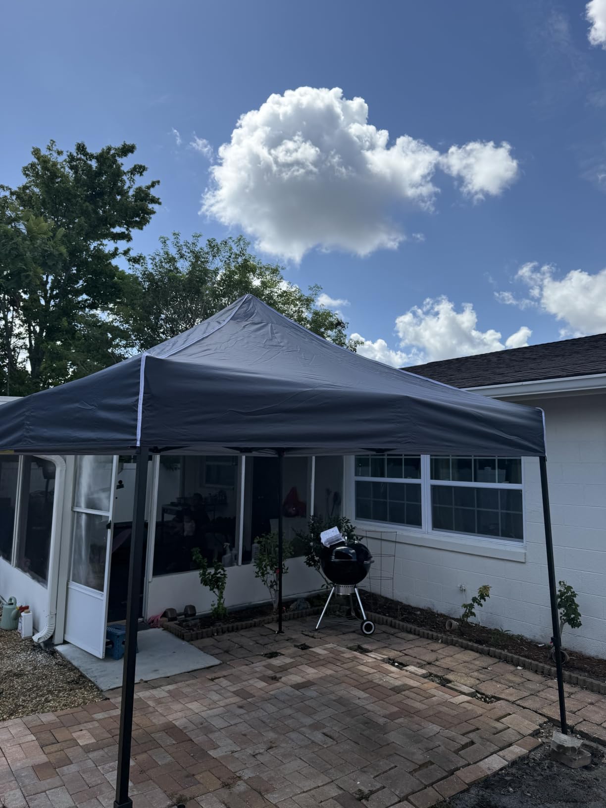Aoxun 10x20 Pop Up Canopy Tent with 6 Sidewalls, Party Tent, White customer photo 1
