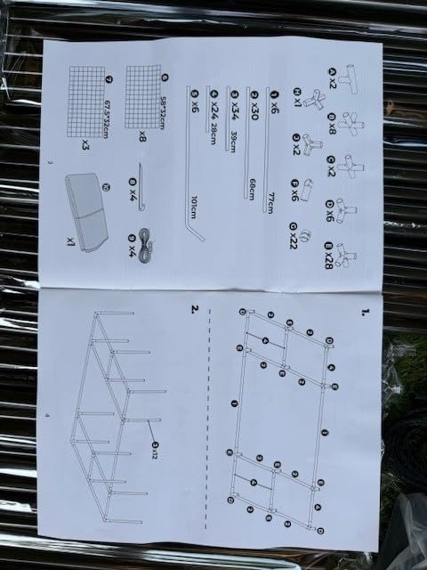 Ohuhu Plastic Greenhouse for Outdoors: Portable Walk in Plant Green House with Improved Transparent PVC Cover, 3 Tiers 12 Shelves Stands Small Greenhouses Backyard Green Houses for Outside Heavy Duty customer photo 1