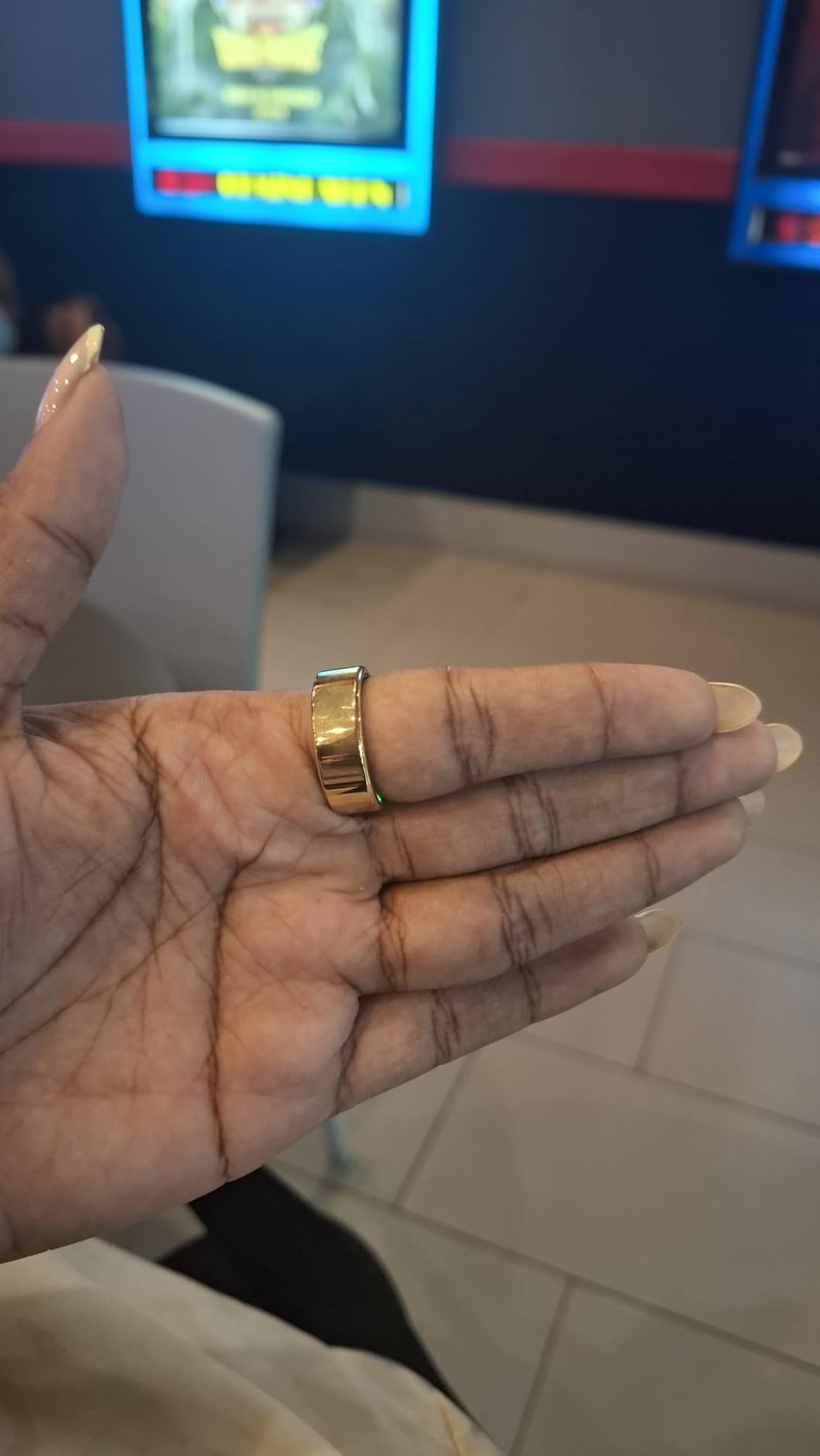 Smart Ring for Women, Health Tracker & 5ATM, COLMI R02. (Gold, 8#) customer photo 2