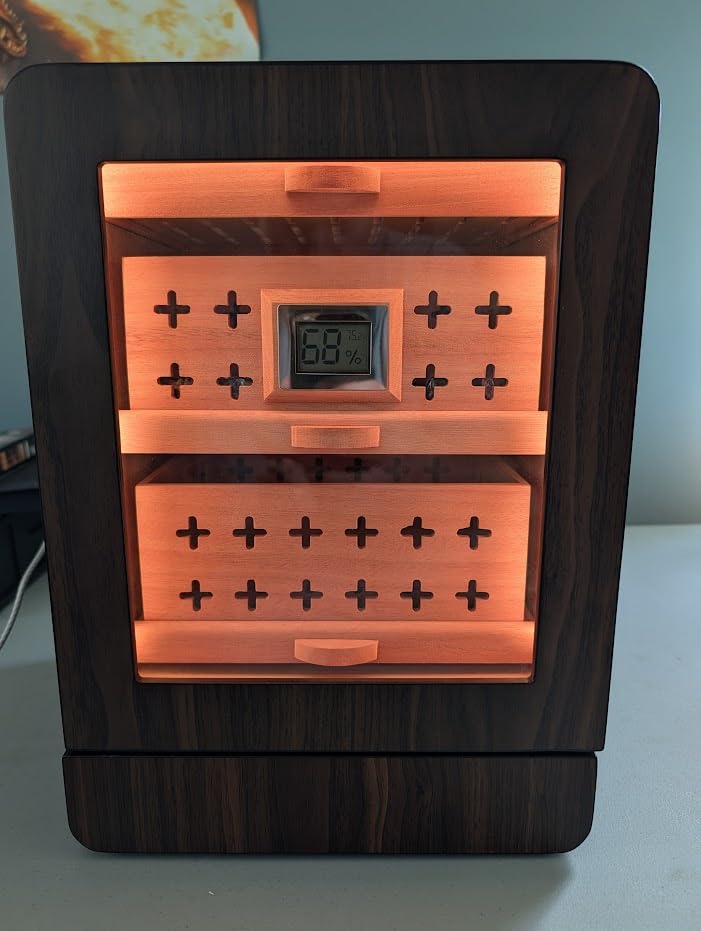 Cigar Humidor Cabinet Large Humidor Cigar Box for 100 Cigars, Gift for Men customer photo 2
