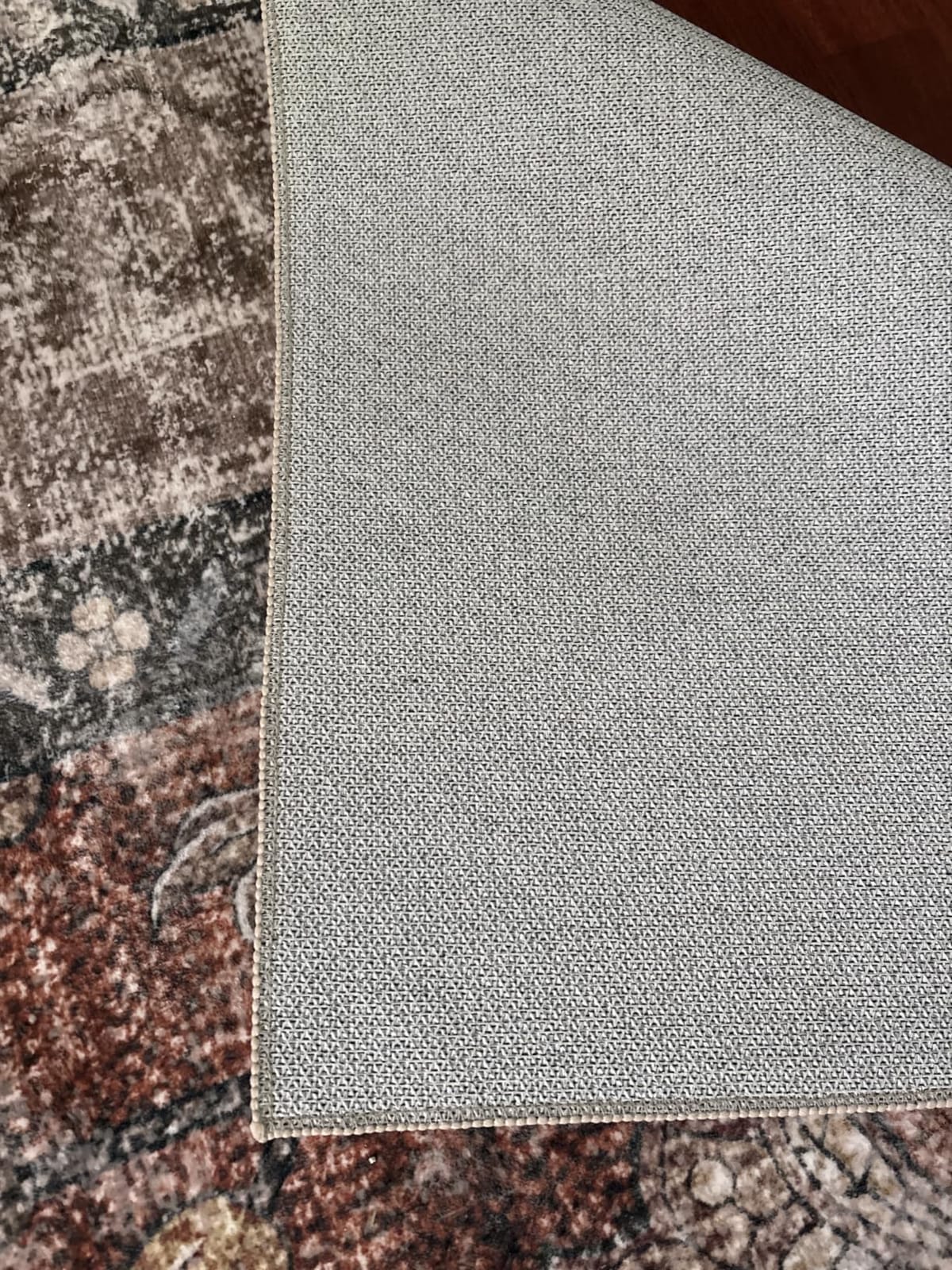 RELEANY Washable Area Rug, 5'x7', Black/Vintage/Beige customer photo 1