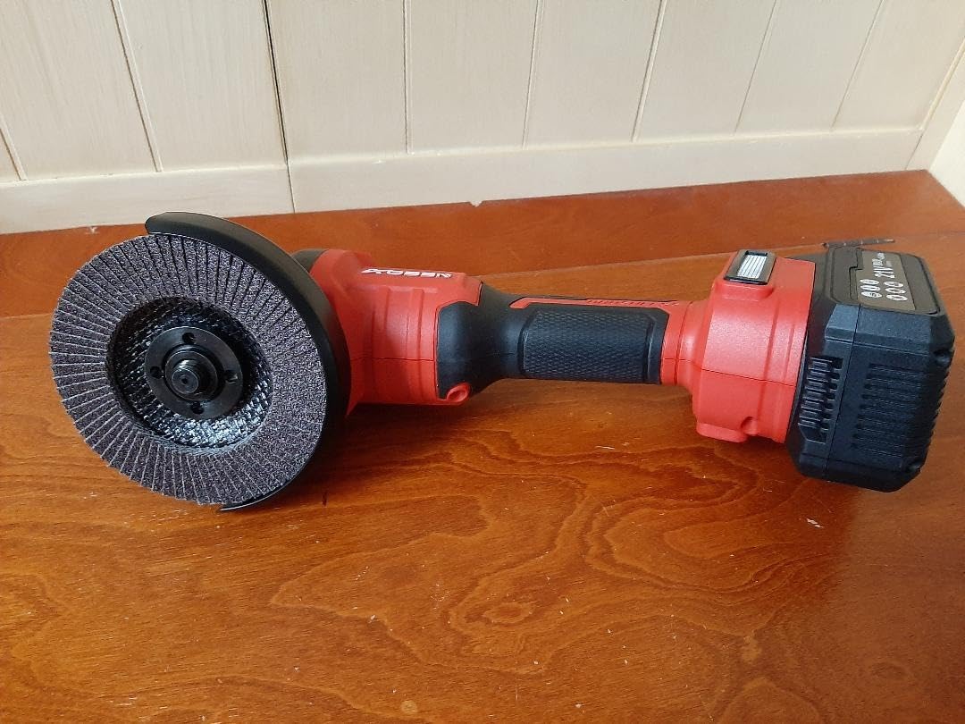 AOBEN 1200W Angle Grinder 4-1/2 inch | 10Amp, 11000 RPM, 6-Speed Corded Power Electric Cut off Tool with Switch Lock | for Heavy Duty Work & Metal Cutting, Grinding & Polishing customer photo 1