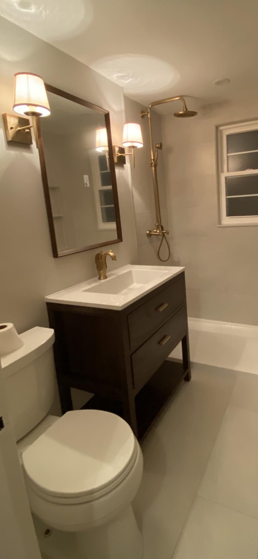 30 Inch Bathroom Vanity with Sink, Rustic Brown customer photo 1