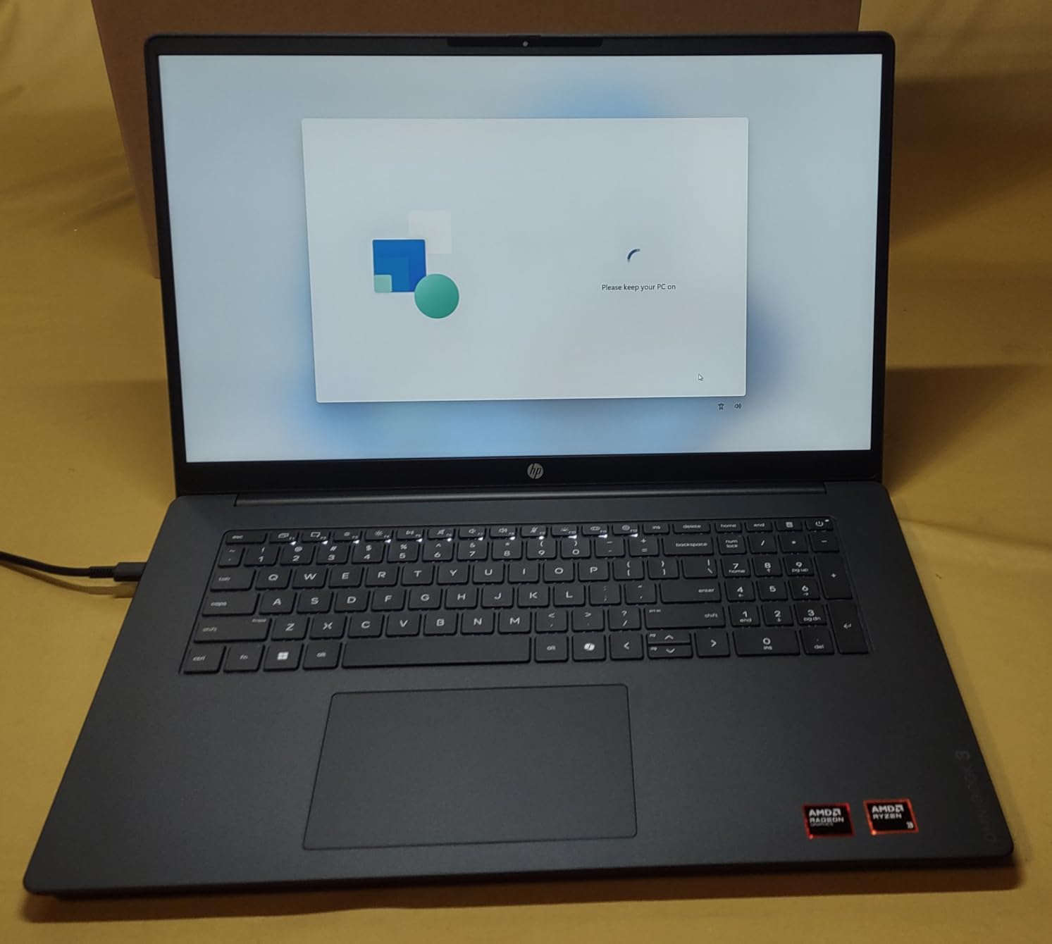 HP OmniBook 3 17.3 inch Laptop PC, FHD Display, AMD Ryzen 3 30, 8 GB RAM, 512 GB SSD, AMD Radeon 610M Graphics, Windows 11 Home, Mica Silver, 17-dp0199nr customer photo 2