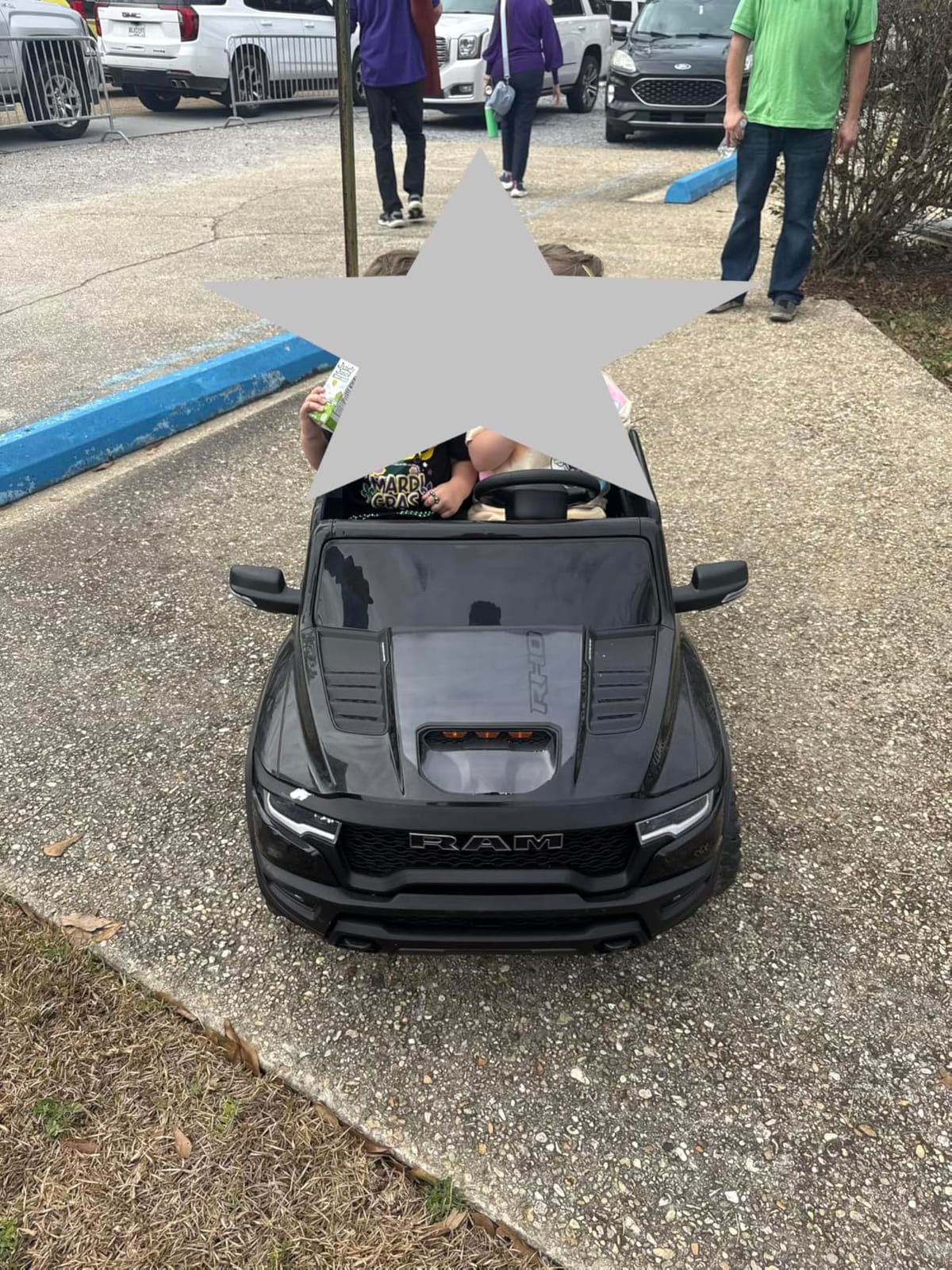 First Ride On 24V Ride On Toys for Big Kids, RAM 1500 RHO 2 Seater Ride on Car w/Remote, Battery Powered Truck w/ 4 Wheels Suspension, Electric Car w/Bluetooth, LED Lights, Trunk customer photo 2