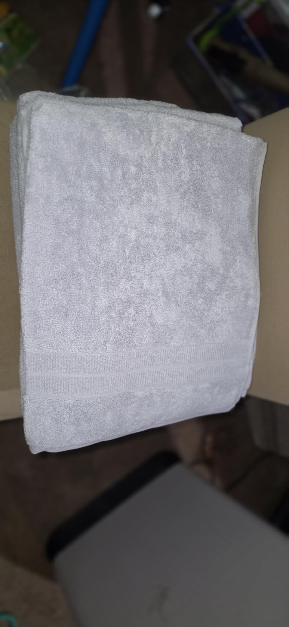 California Design Den 100% Organic Cotton 6 Pc Bath Towel Set, Bright White customer photo 2