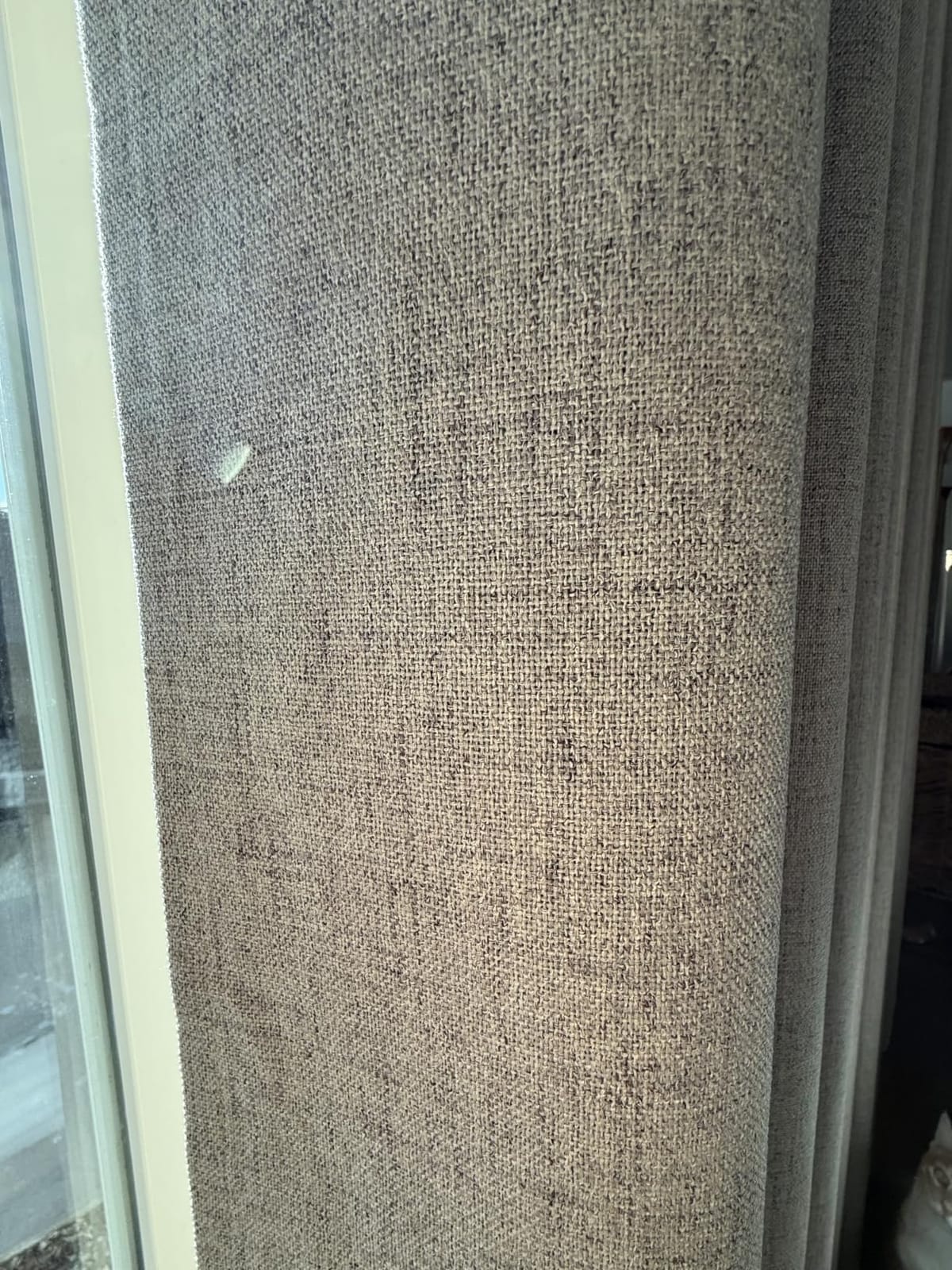 MIULEE Extra Wide 100% Blackout Linen Curtains for Bedroom 100x84 Beige customer photo 2
