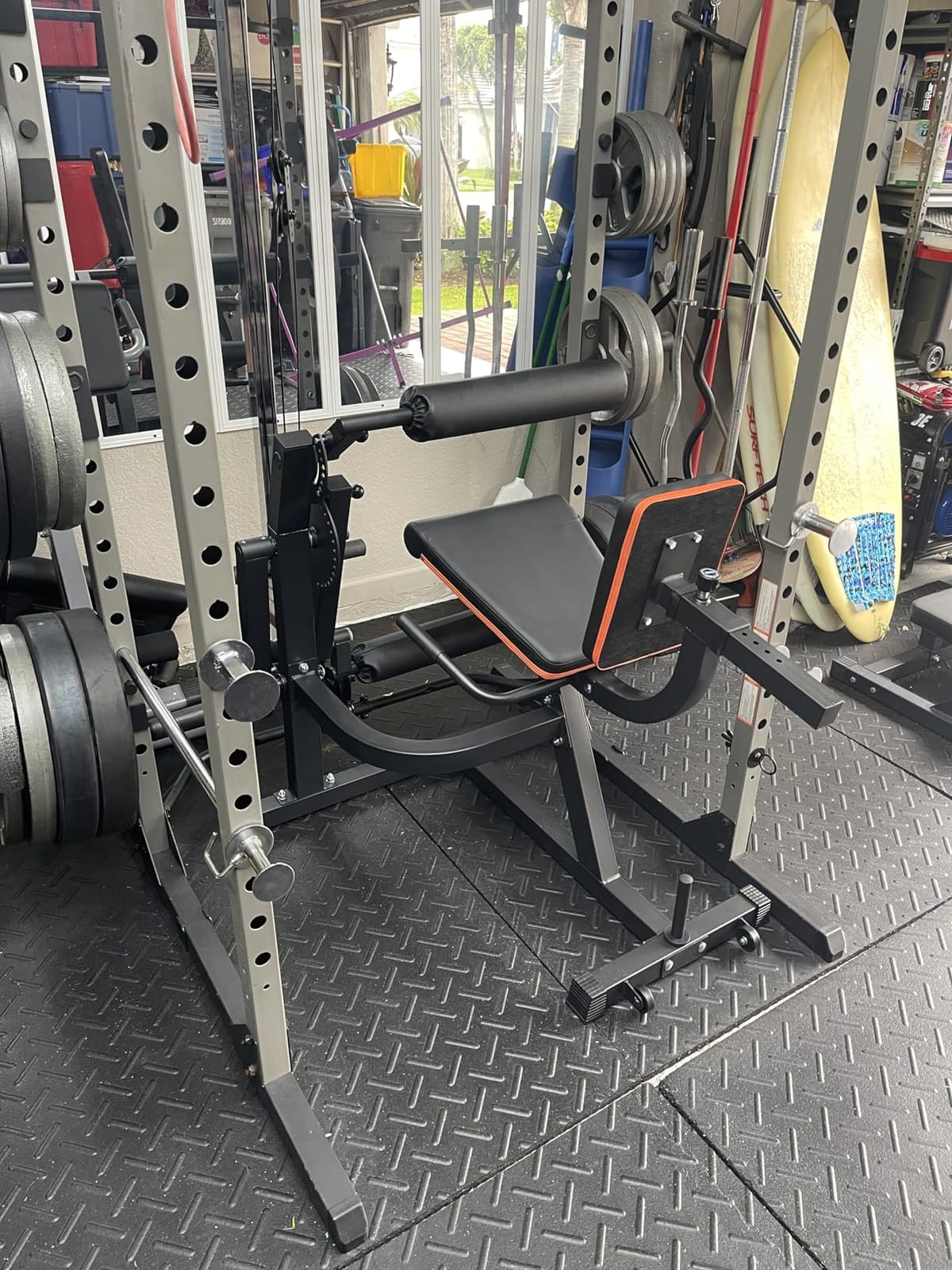 FEIERDUN 4-in-1 Adjustable Leg Extension Curl Machine - 700lbs Capacity Leg Extension Machine for Lower Body Workouts - Adjustable Leg Curl Machine customer photo 1