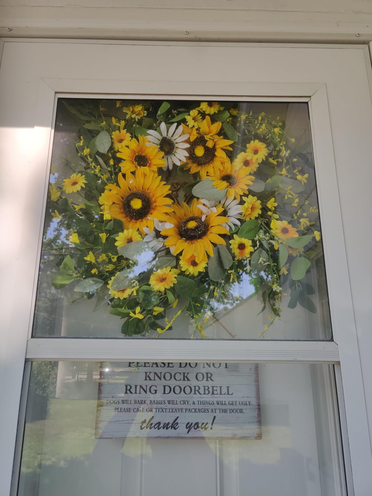 Fall Harvest Wreaths for Front Door - Farmhouse Thanksgiving Wreath Decor customer photo 2