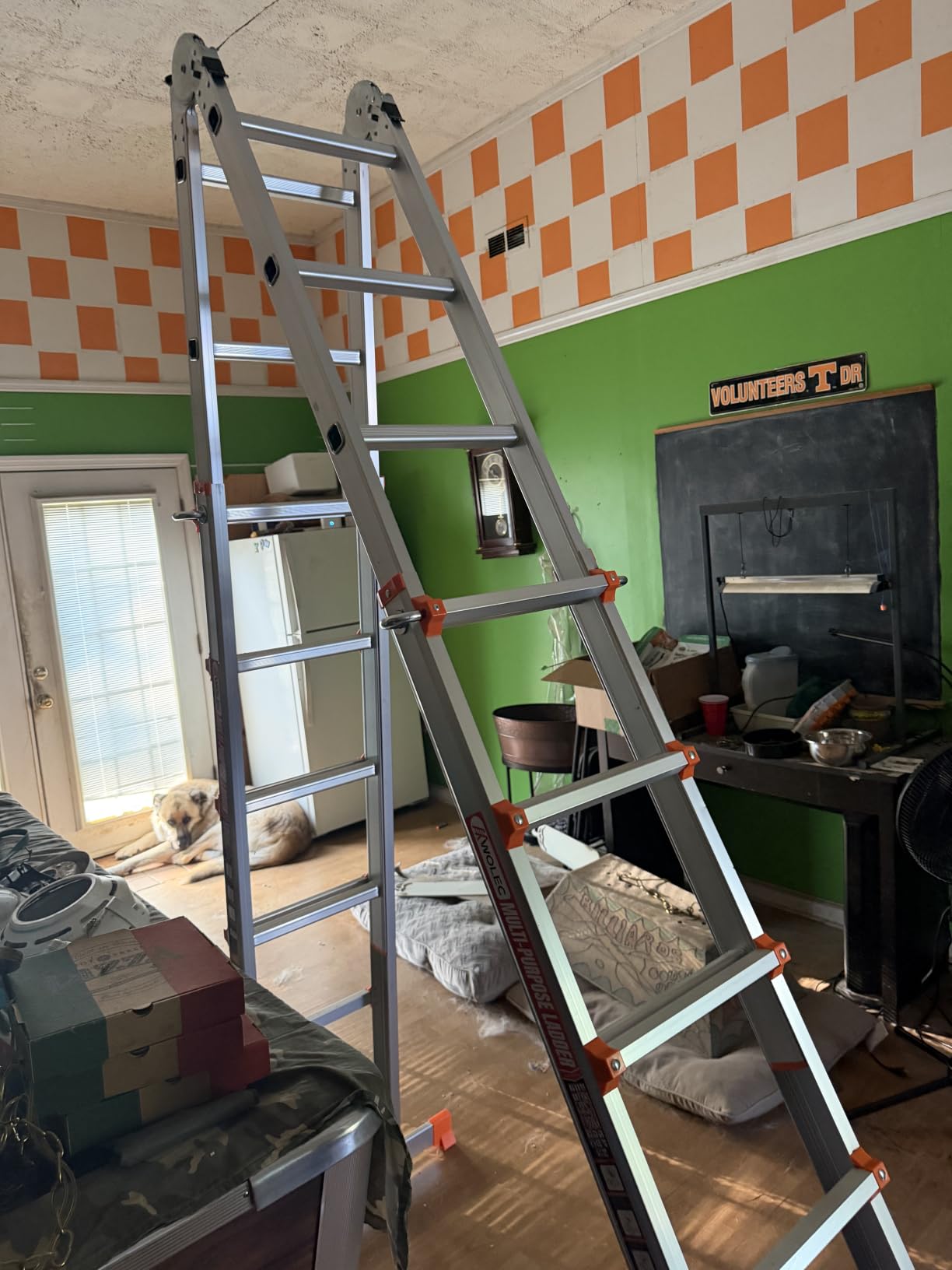 17FT Multi-Position Telescoping Ladder, A-Frame and Extension customer photo 2