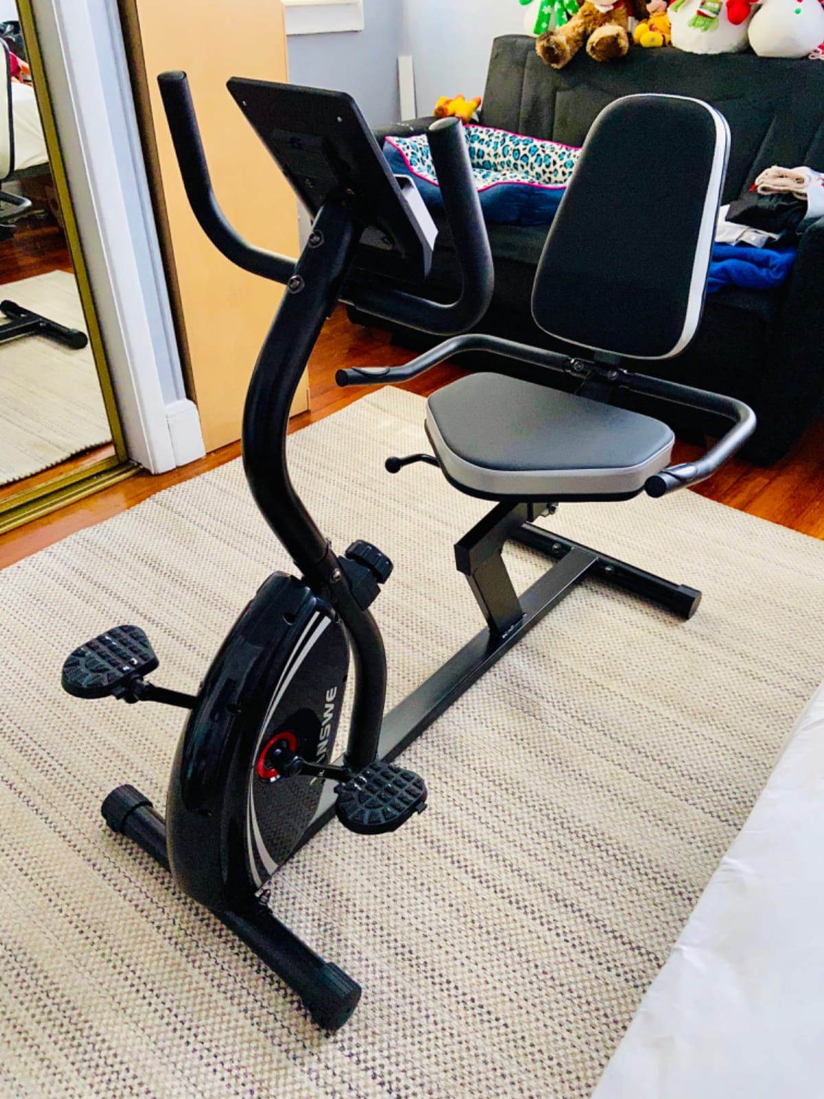 VANSWE Recumbent Exercise Bike for Home Seniors with 380 LB Weight Capacity customer photo 2