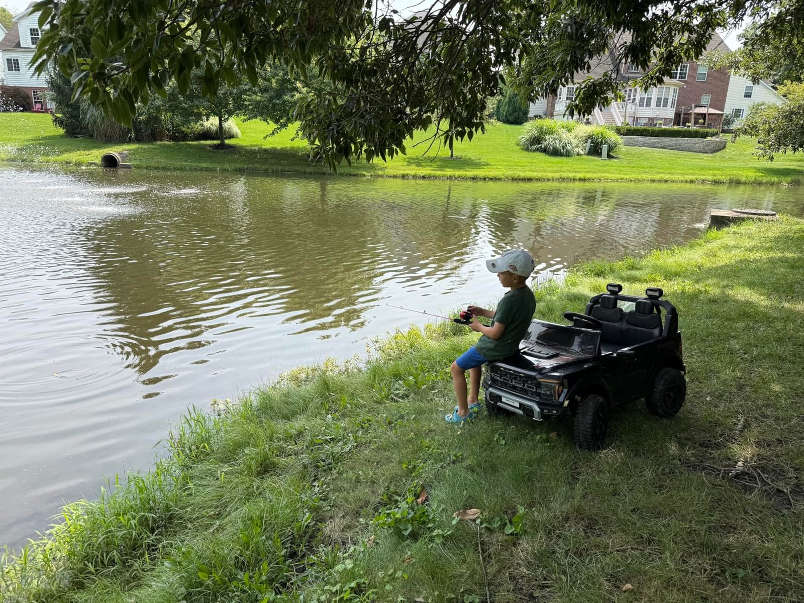 First Ride On 24V 2 Seater Kids Car Truck, Licensed Ford F-150 Raptor Electric Ride on Car w/Remote Control, Dual 120W Motor, LED Lights, Bluetooth Music, Rear Storage, Max 110 Mins Runtime (Pink) customer photo 1