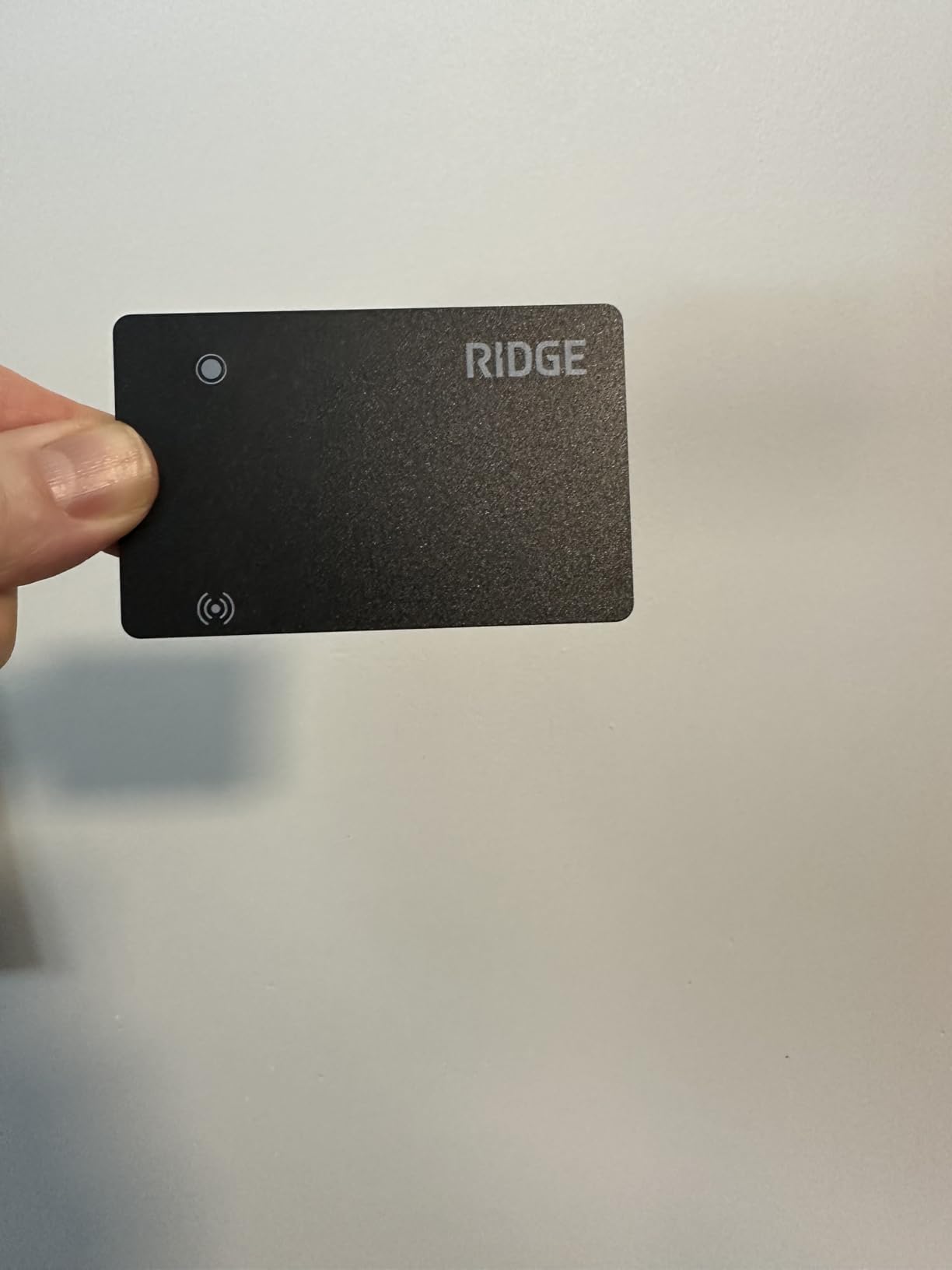 Ridge Tracker Card Compatible with Apple Find My, Compatible with Android Slim Tracking Card - Wallet Finder, Item Locator for Luggage Tags, Passports, Phone - MFi Certified, IP68 Water Resistance customer photo 1