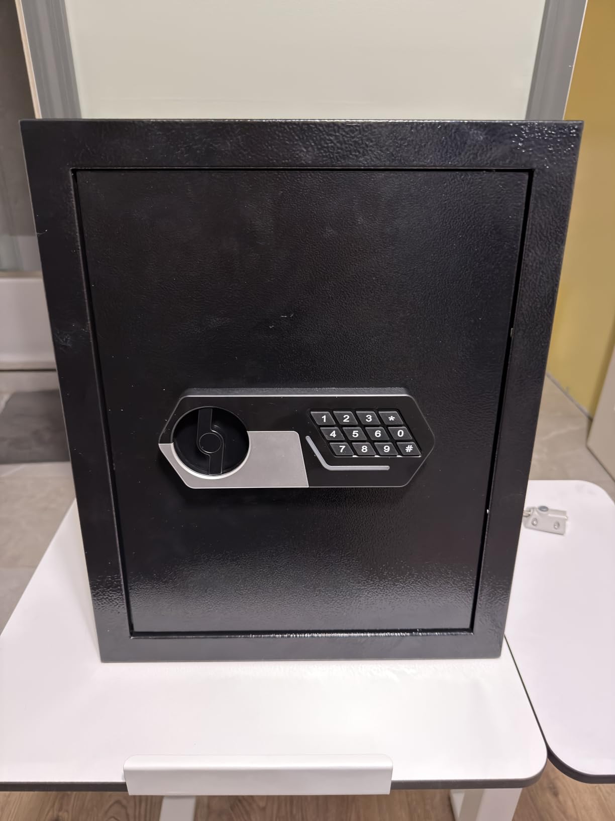 43.3'' Tall In Wall Safes Between the Studs Fireproof, Heavy Duty Fire Wall Rifle Safe with Digital Keypad Key, Fireproof Bag and Removable Shelf, Anti-Theft Fire proof Wall Safes for Home Valuables customer photo 2