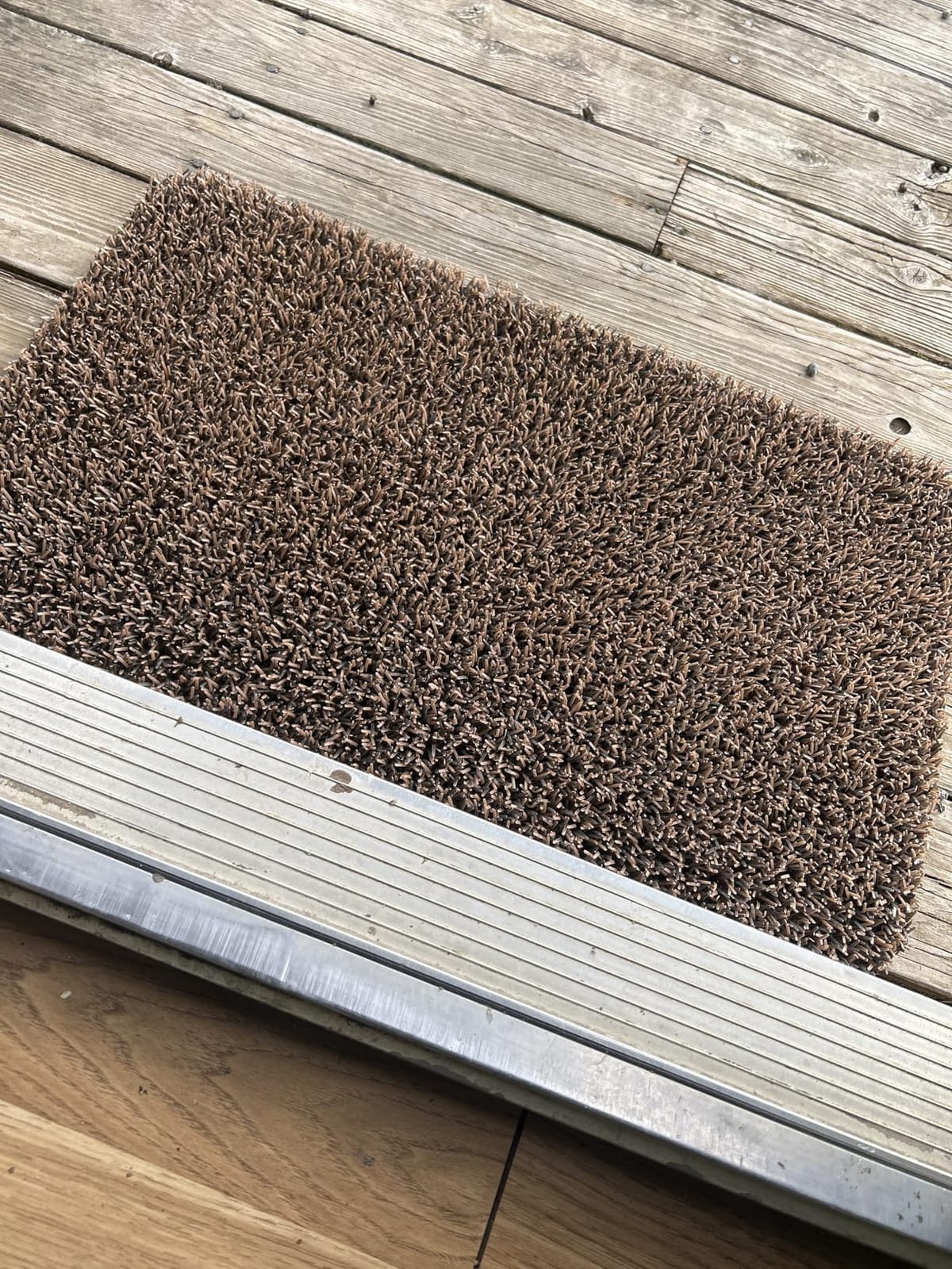 CLEAN MACHINE High Traffic Astroturf Dirt Trapper Doormat, 23.5