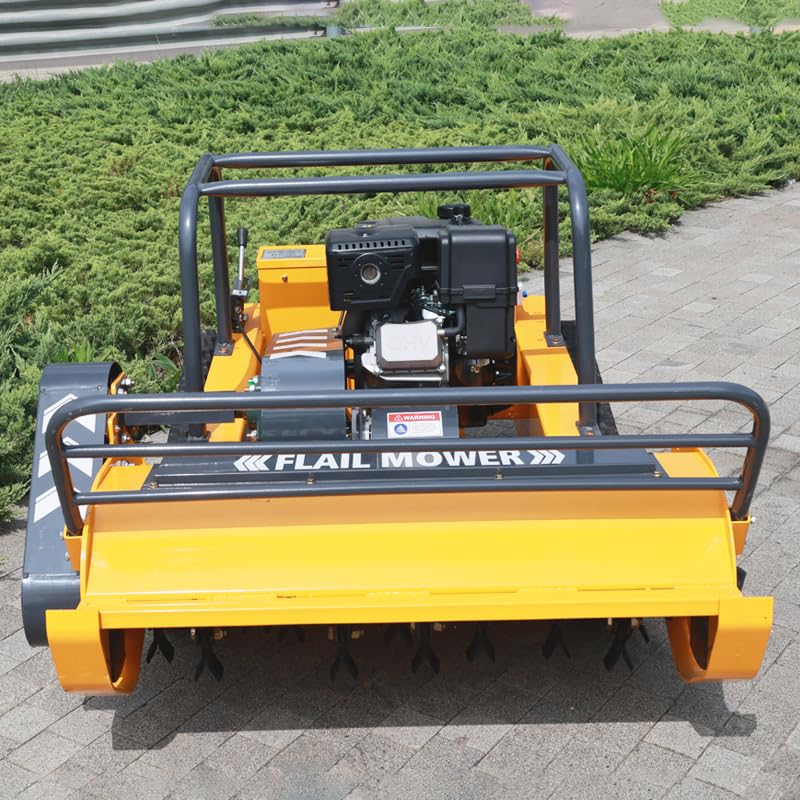 459cc Remote Control Flail Mower - Hybrid Commercial Crawler for Steep 55° Slopes,High-Power Mulching Brush, Zero Turn Lawn Mower | Ideal for Tall Shrubs customer photo 1