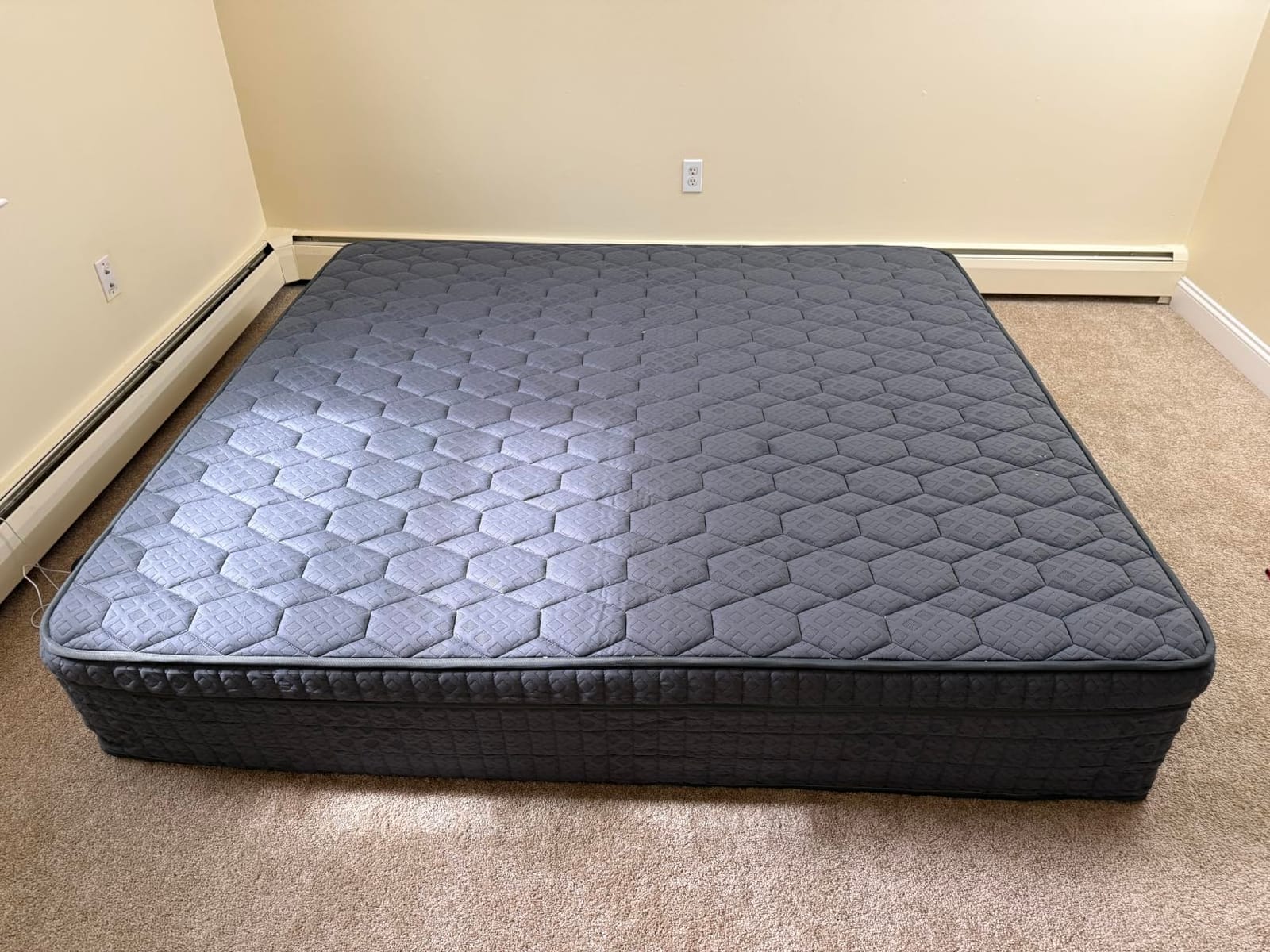 10 inch Firm King Mattress for Pain and Pressure Relief, Hotel Style Hybrid Mattress with Extra Back and Lumbar Hip Support, Fiberglass Free, 365 Nights Trial customer photo 1