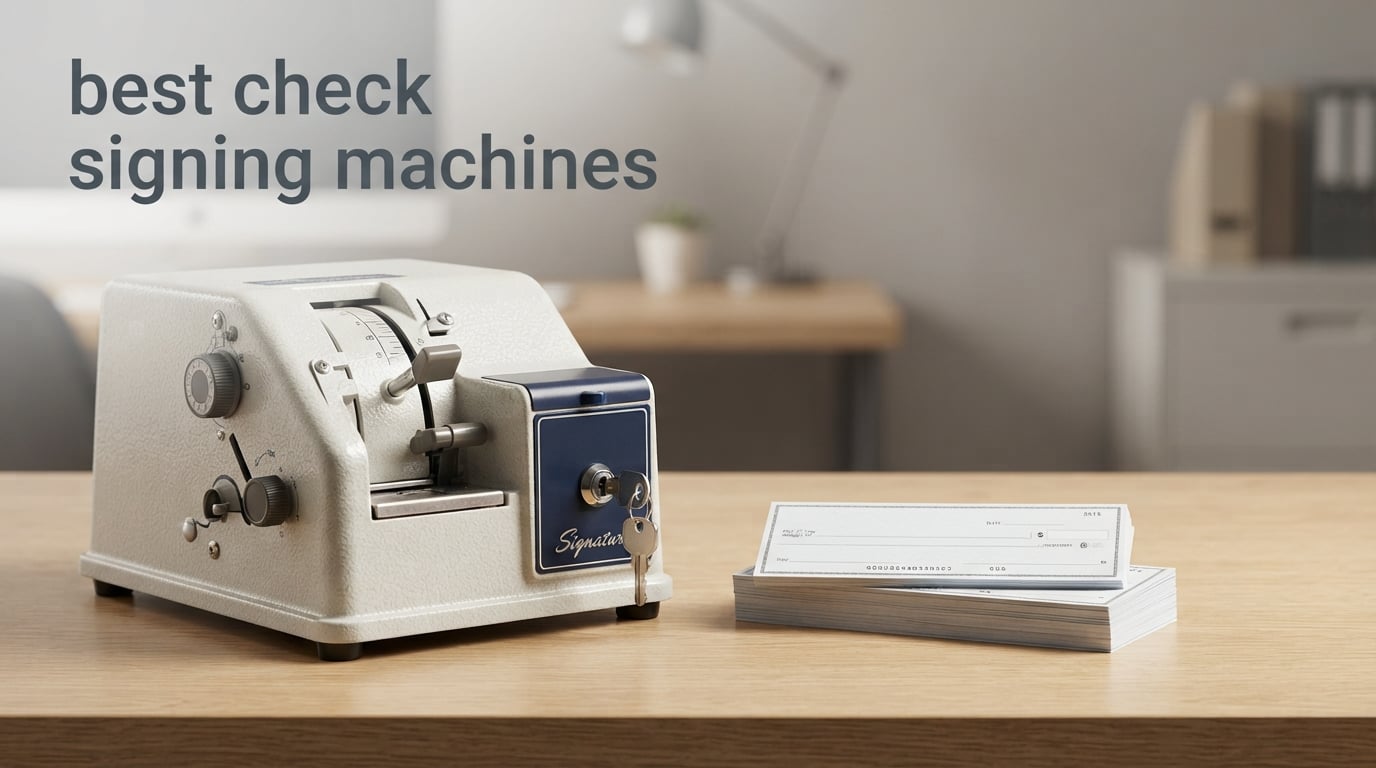 best check signing machines