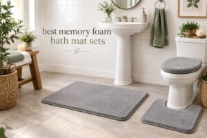 best memory foam bath mat sets