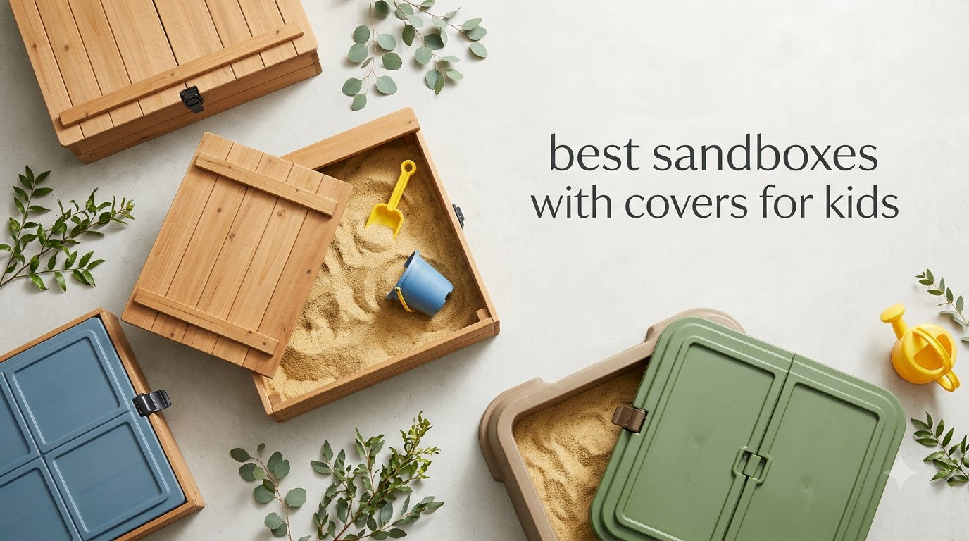 best sandboxes with covers for kids