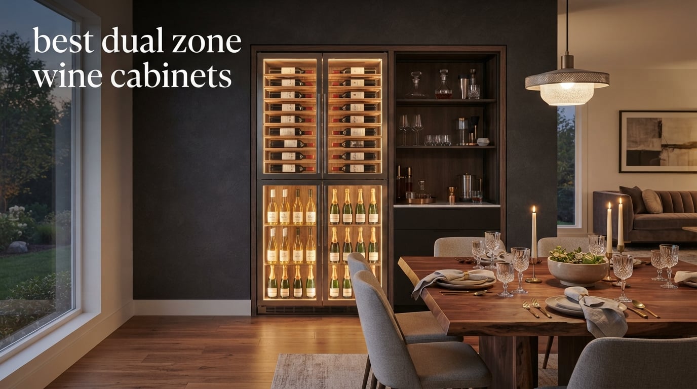 best dual zone wine cabinets