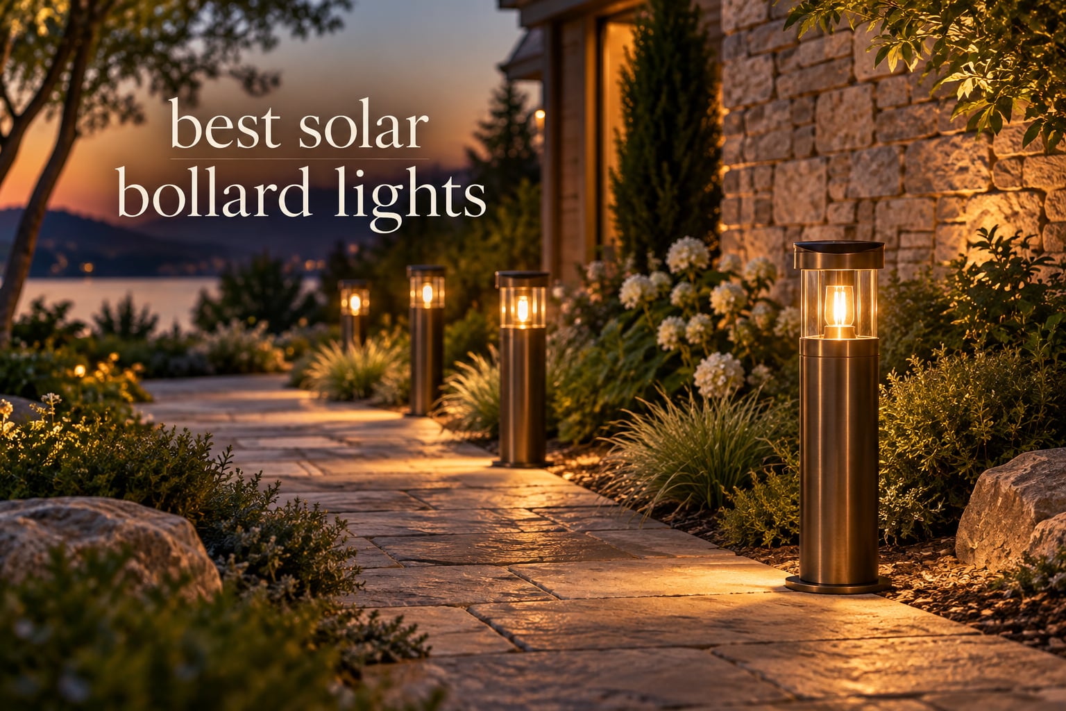 best solar bollard lights