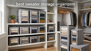 best sweater storage organizers
