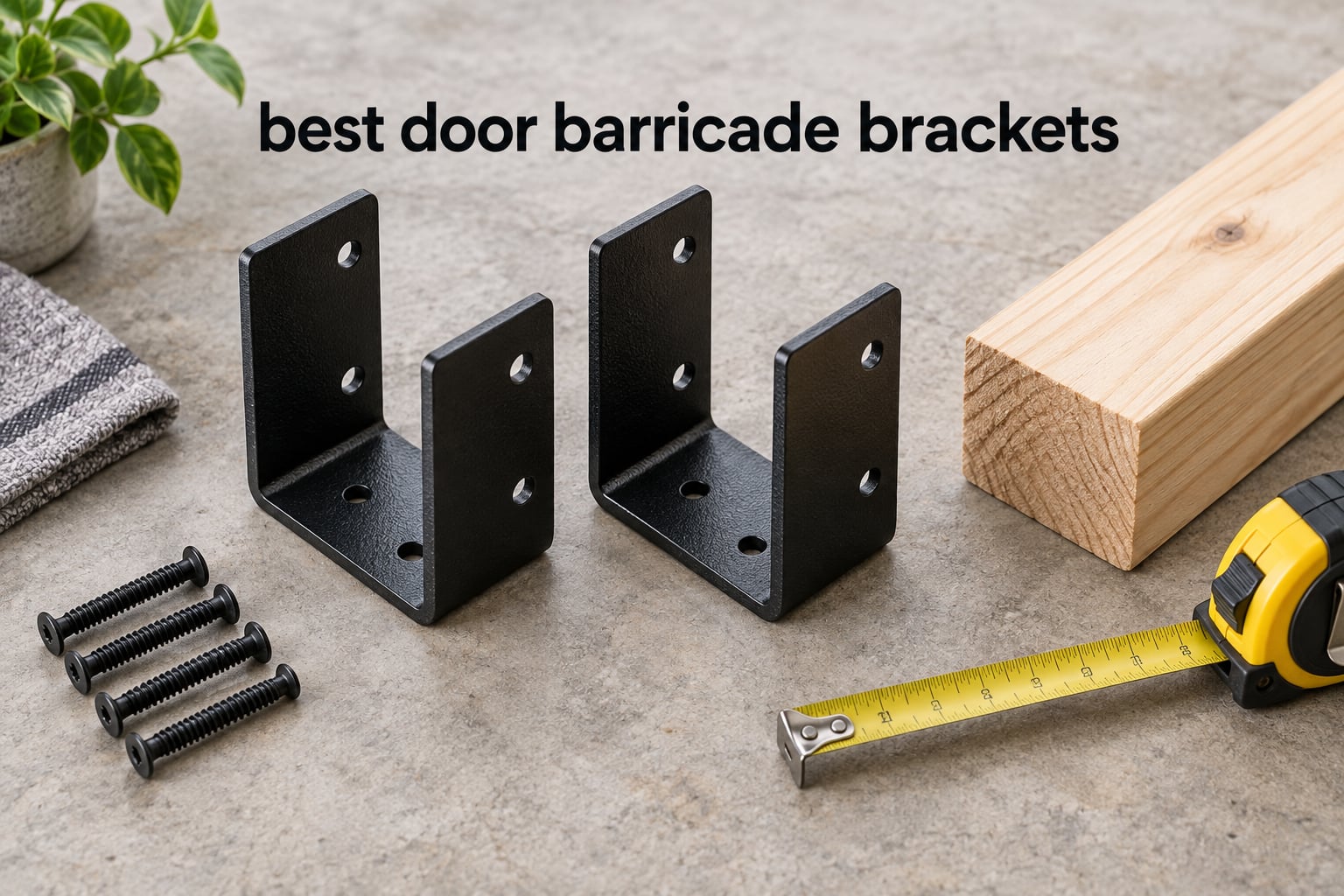 best door barricade brackets