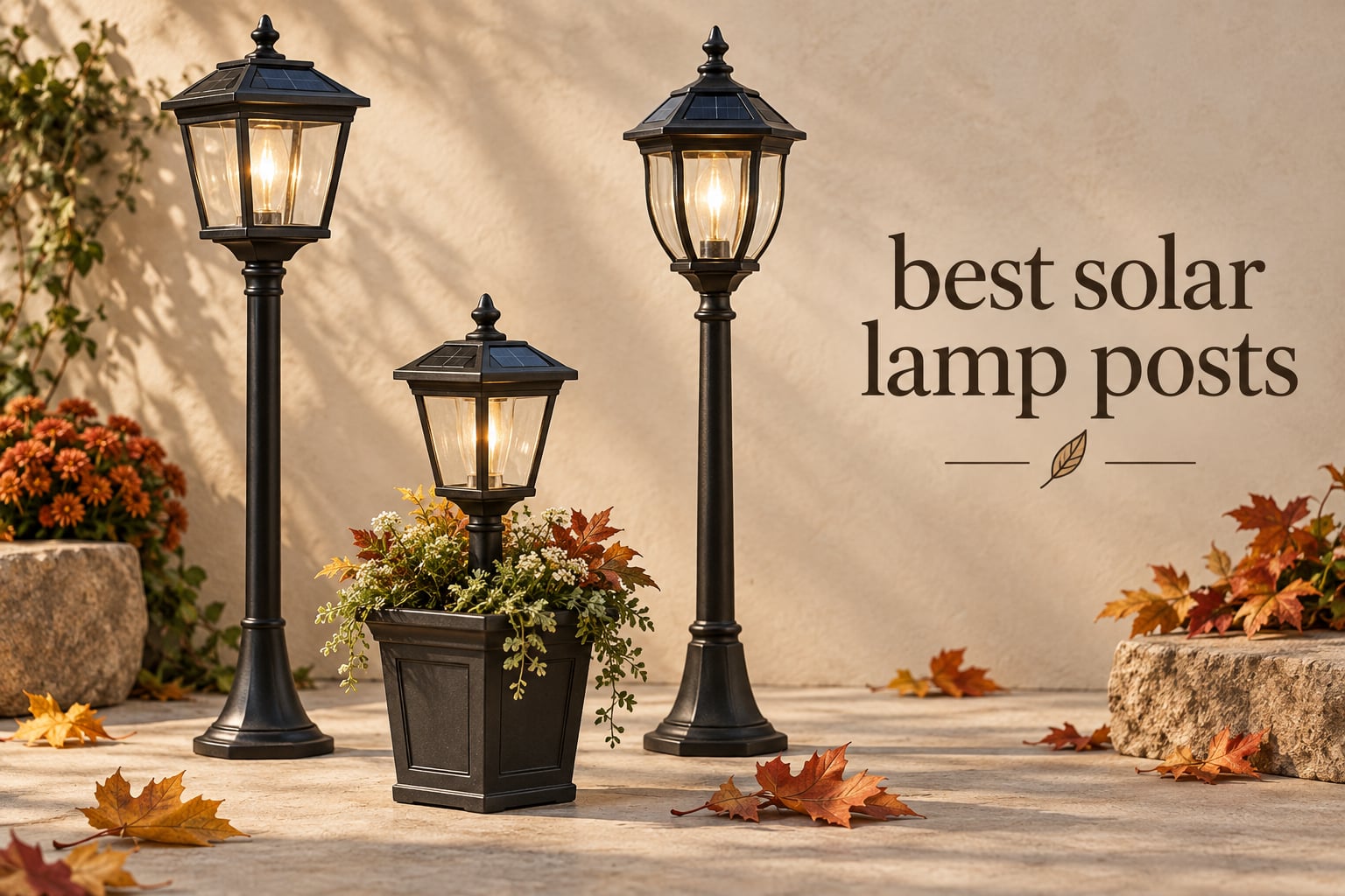 best solar lamp posts