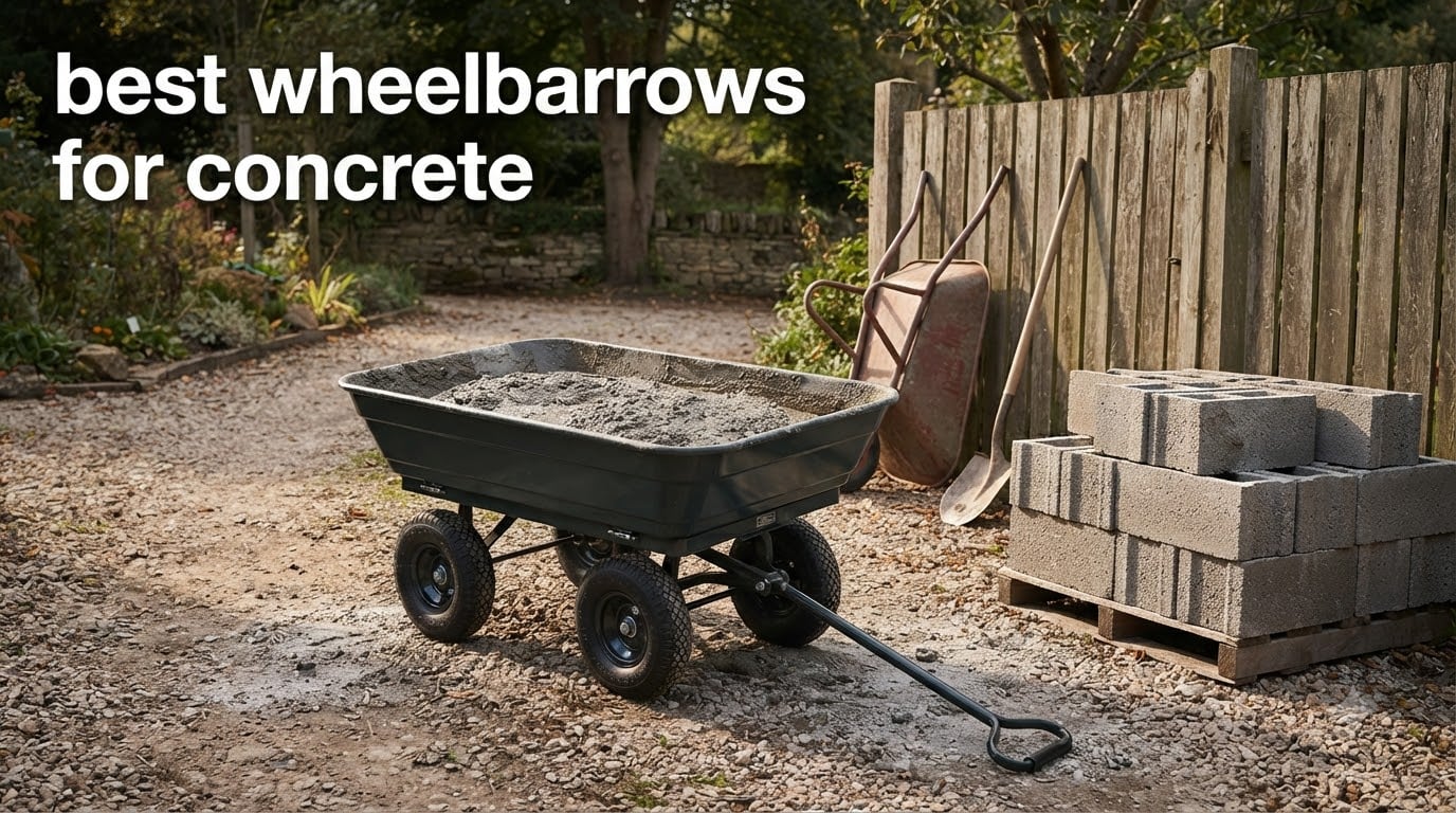 best wheelbarrows for concrete